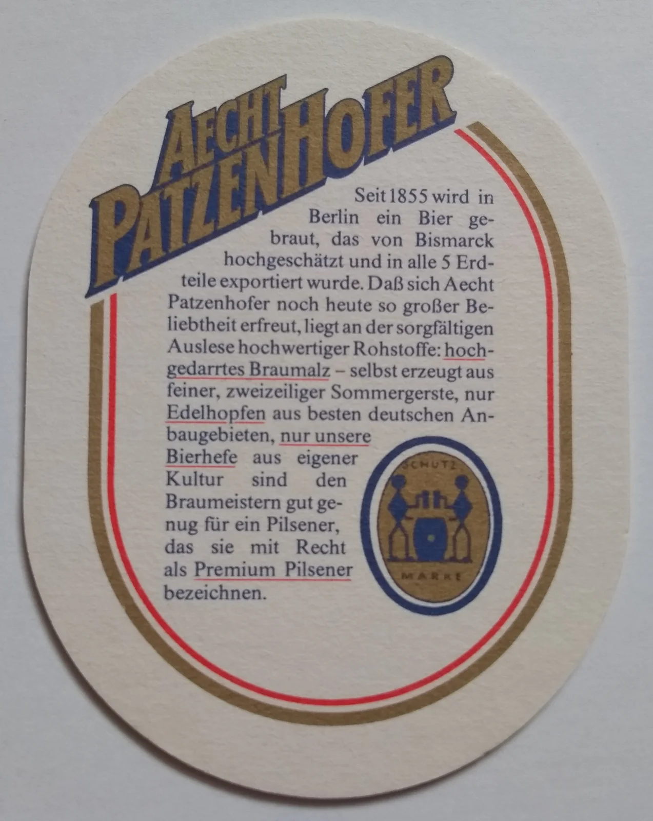 Reverso de AECHT PATZENHOFER #1