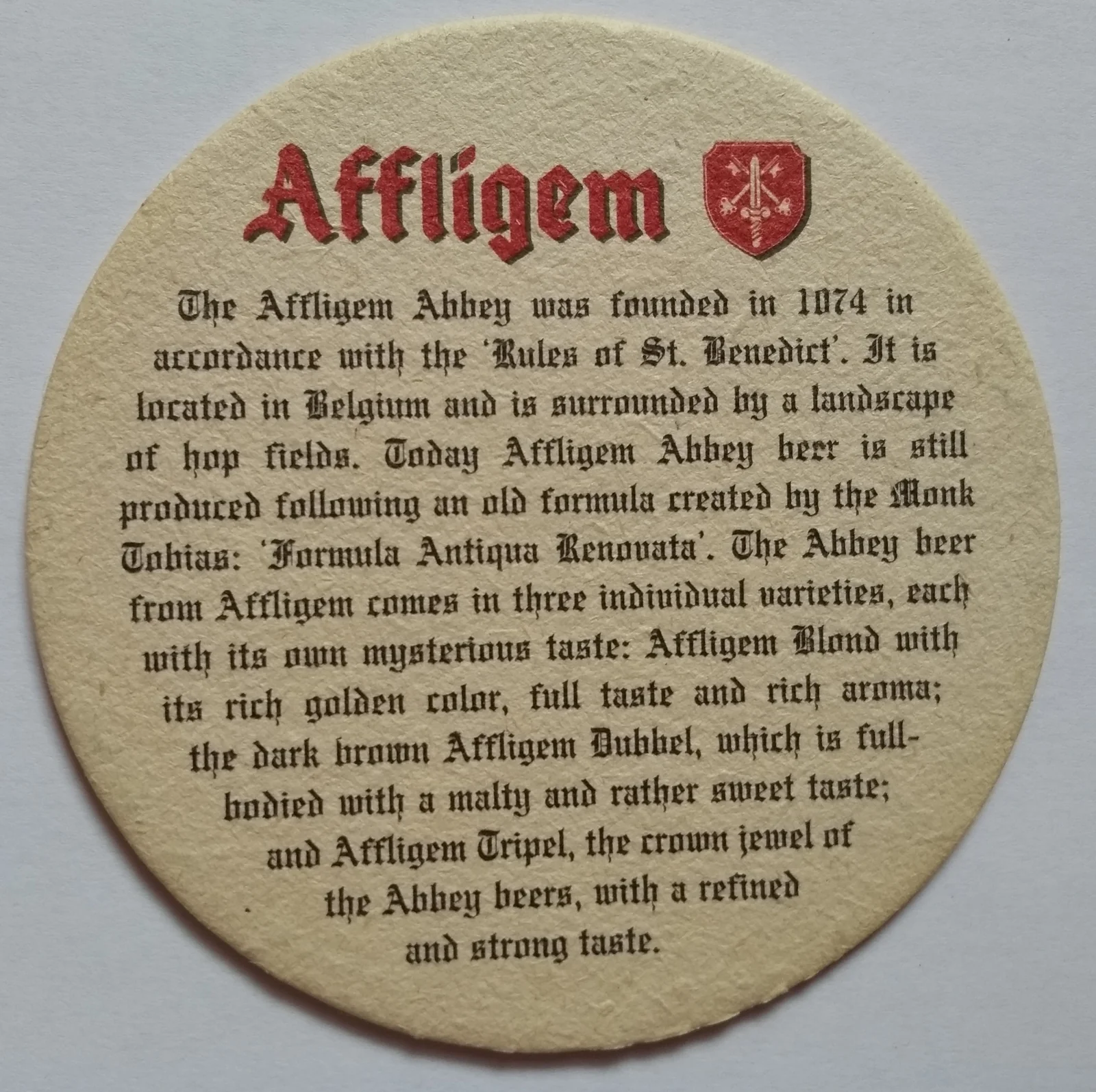 Reverso de AFFLINGEM #3