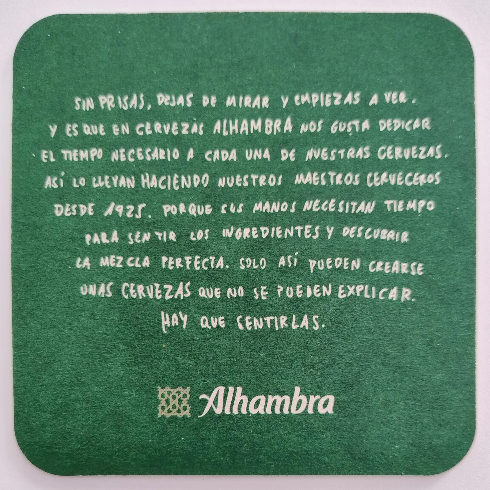 Reverso de ALHAMBRA #8