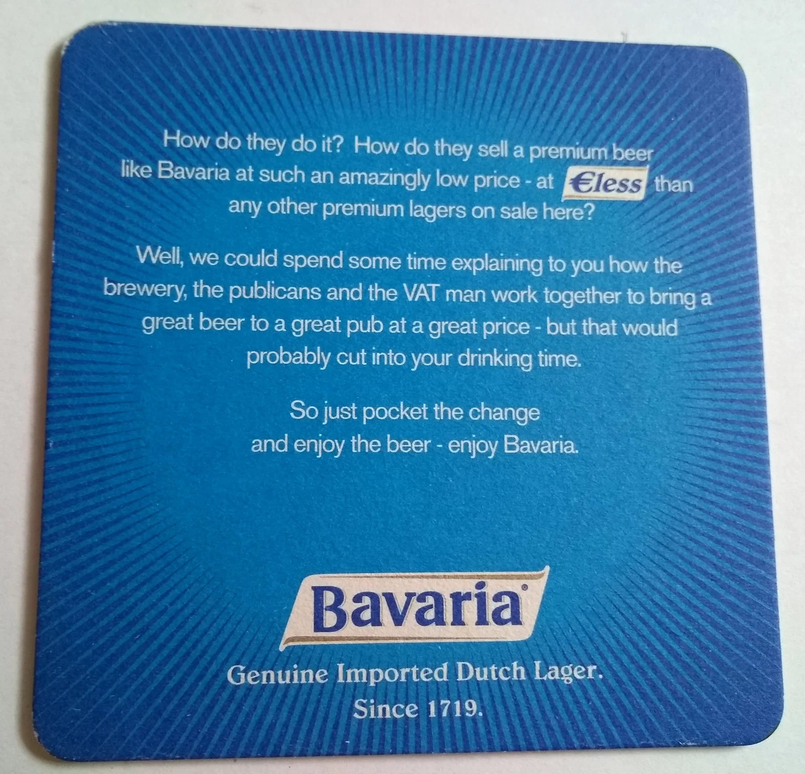 Reverso de BAVARIA #2