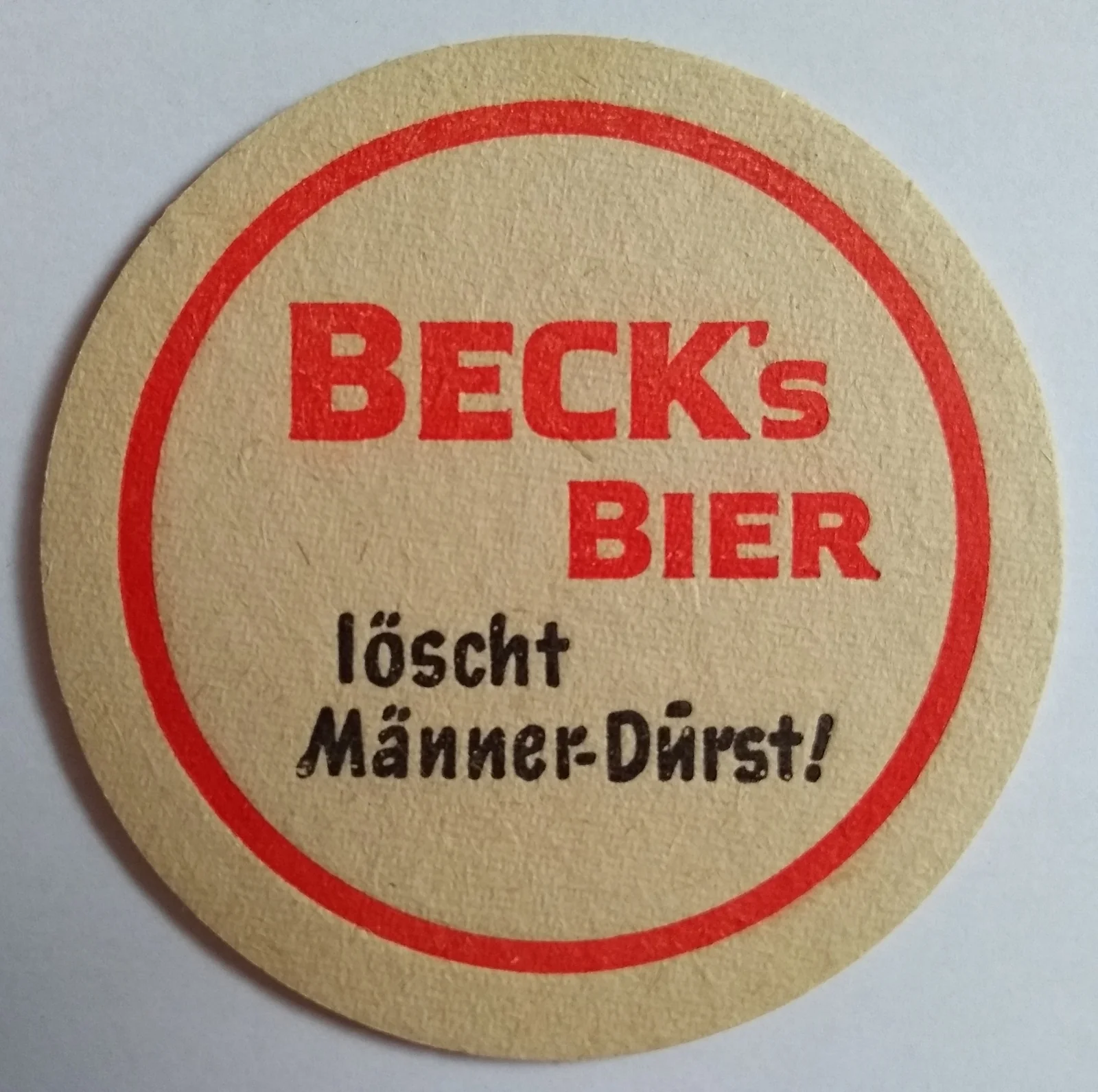 Anverso de BECKS #3