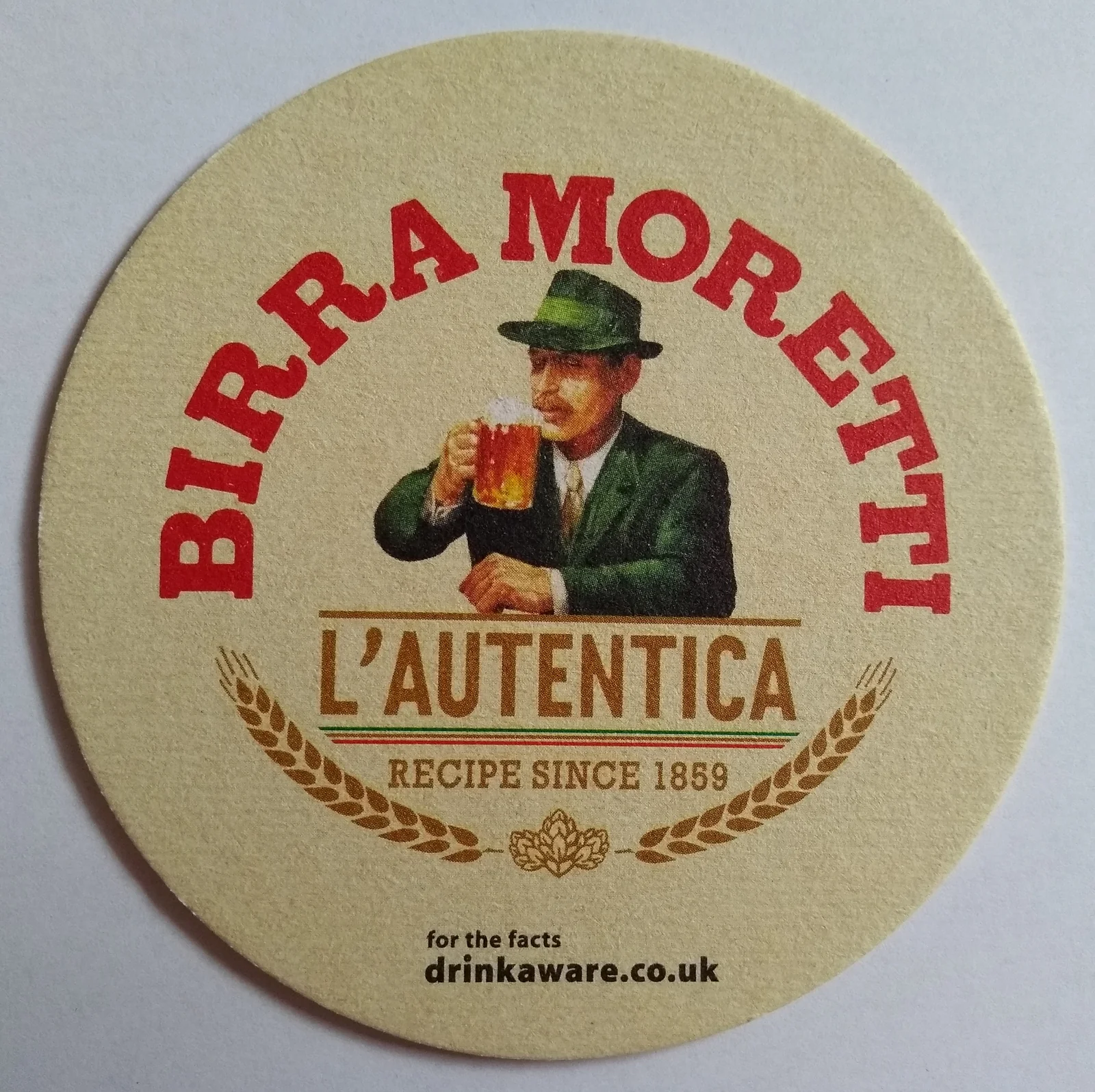 Anverso de BIRRA MORETTI #1