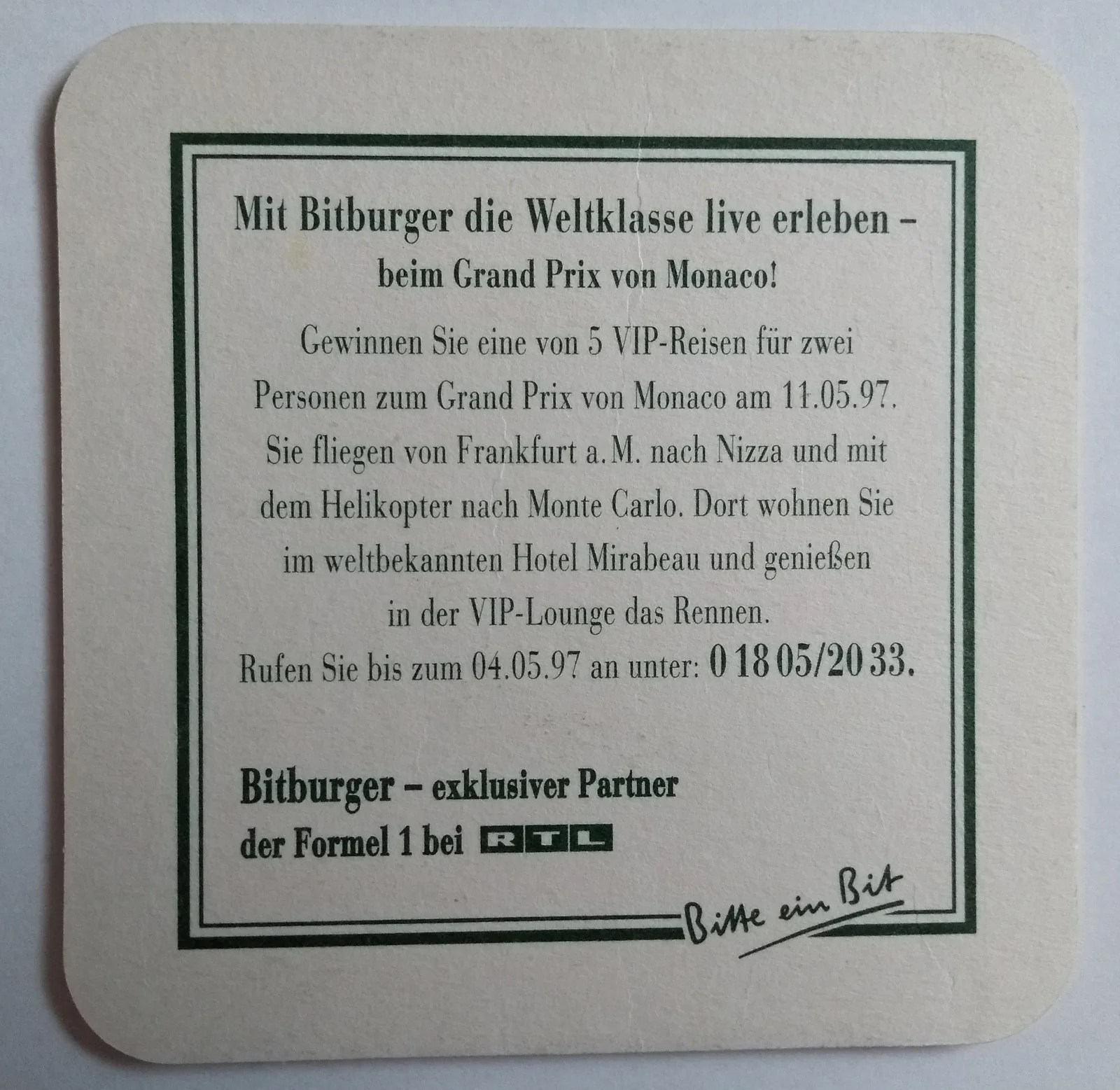 Reverso de BITBURGUER #7