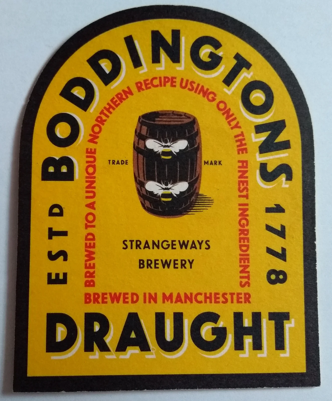 Anverso de BODINGTONS #1