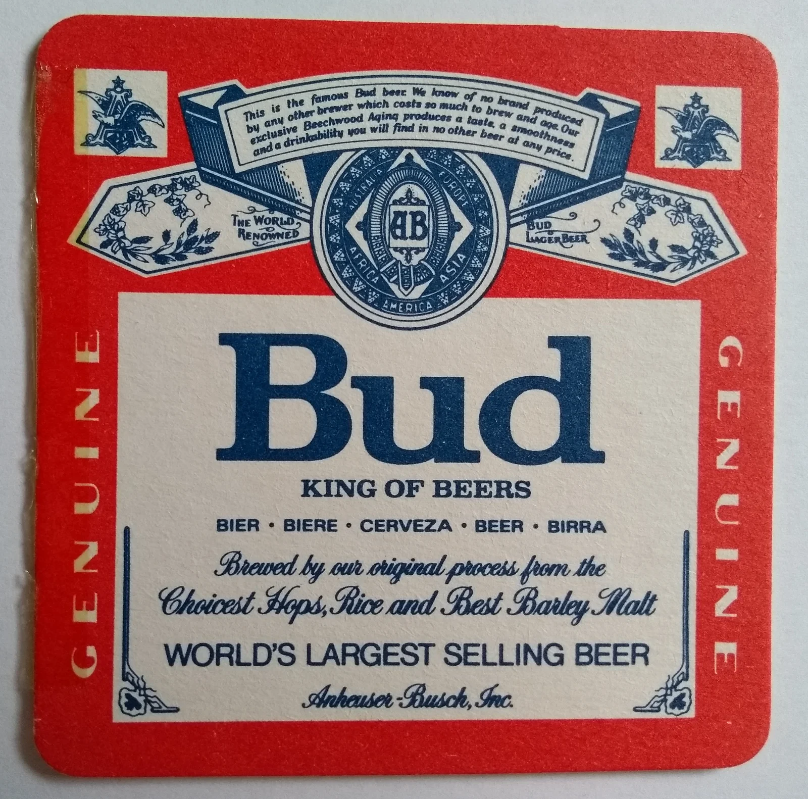 Reverso de BUD #4
