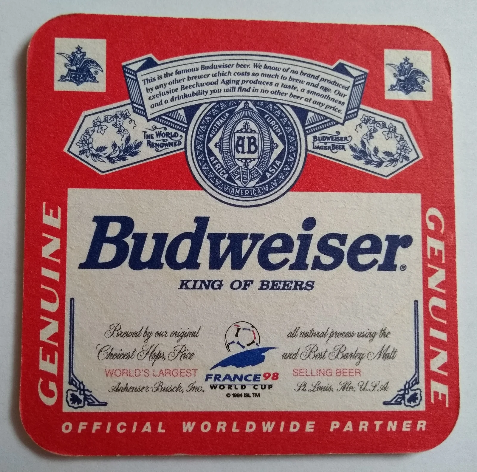 Reverso de BUD #8