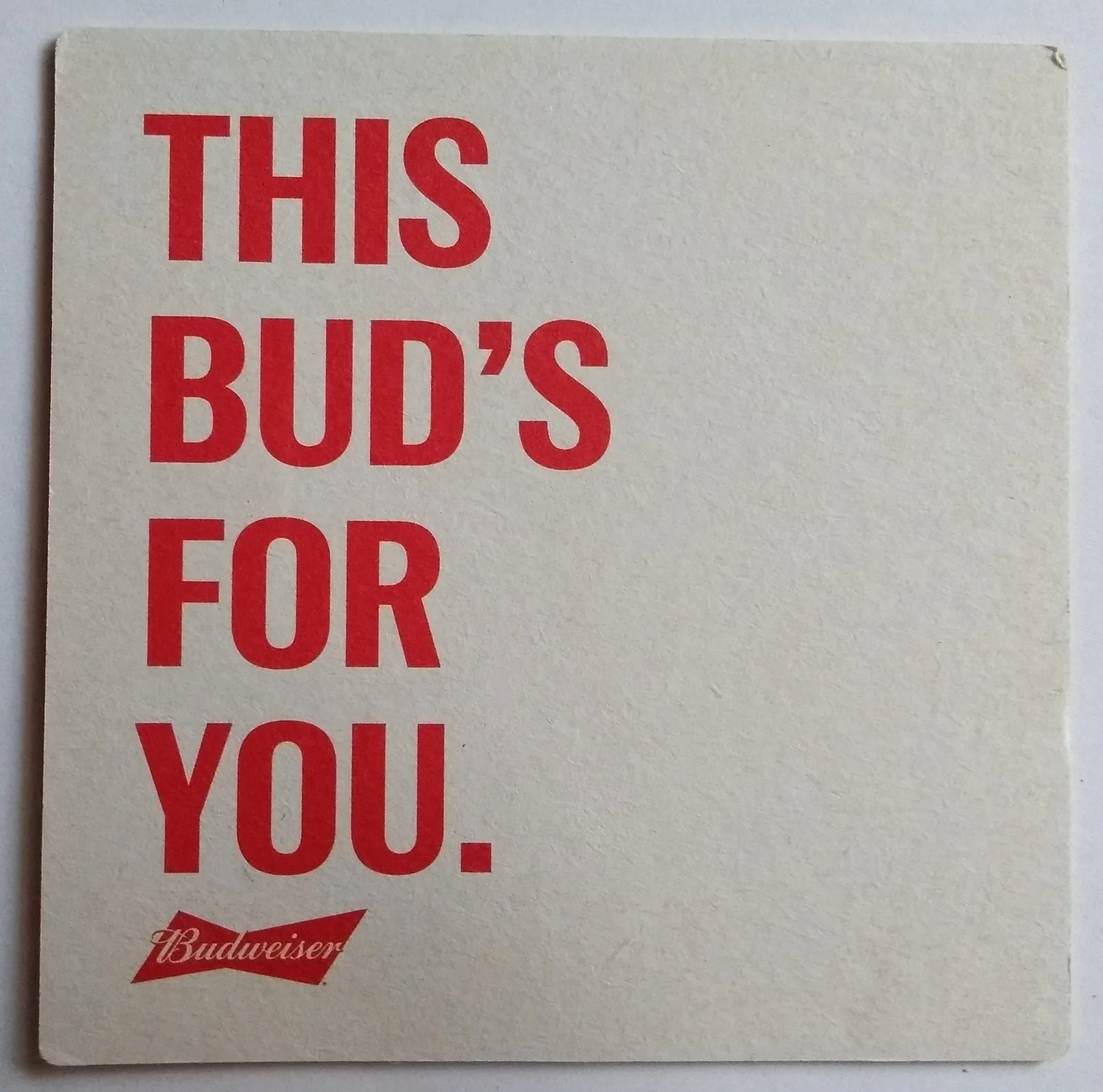 Reverso de BUD #11