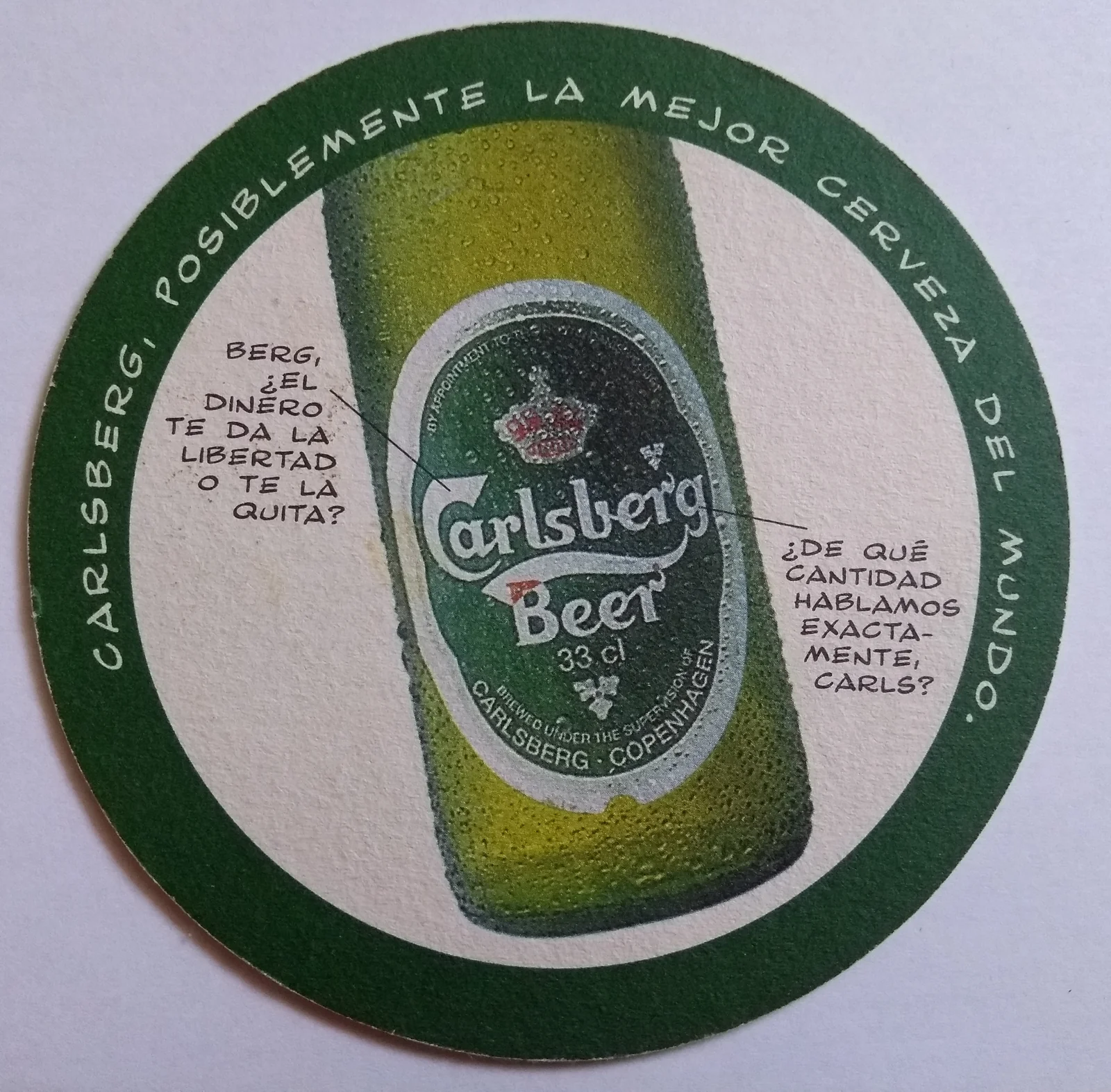 Reverso de CARLSBERG #5