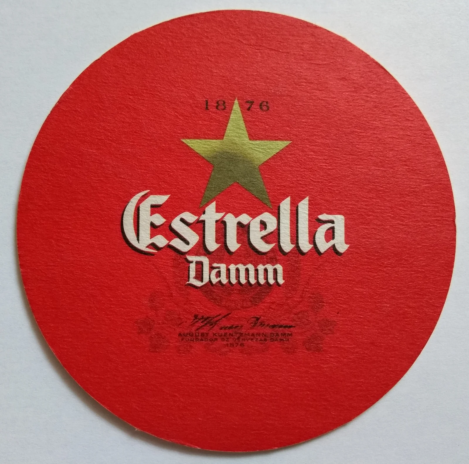 Reverso de ESTRELLA DAMM #4