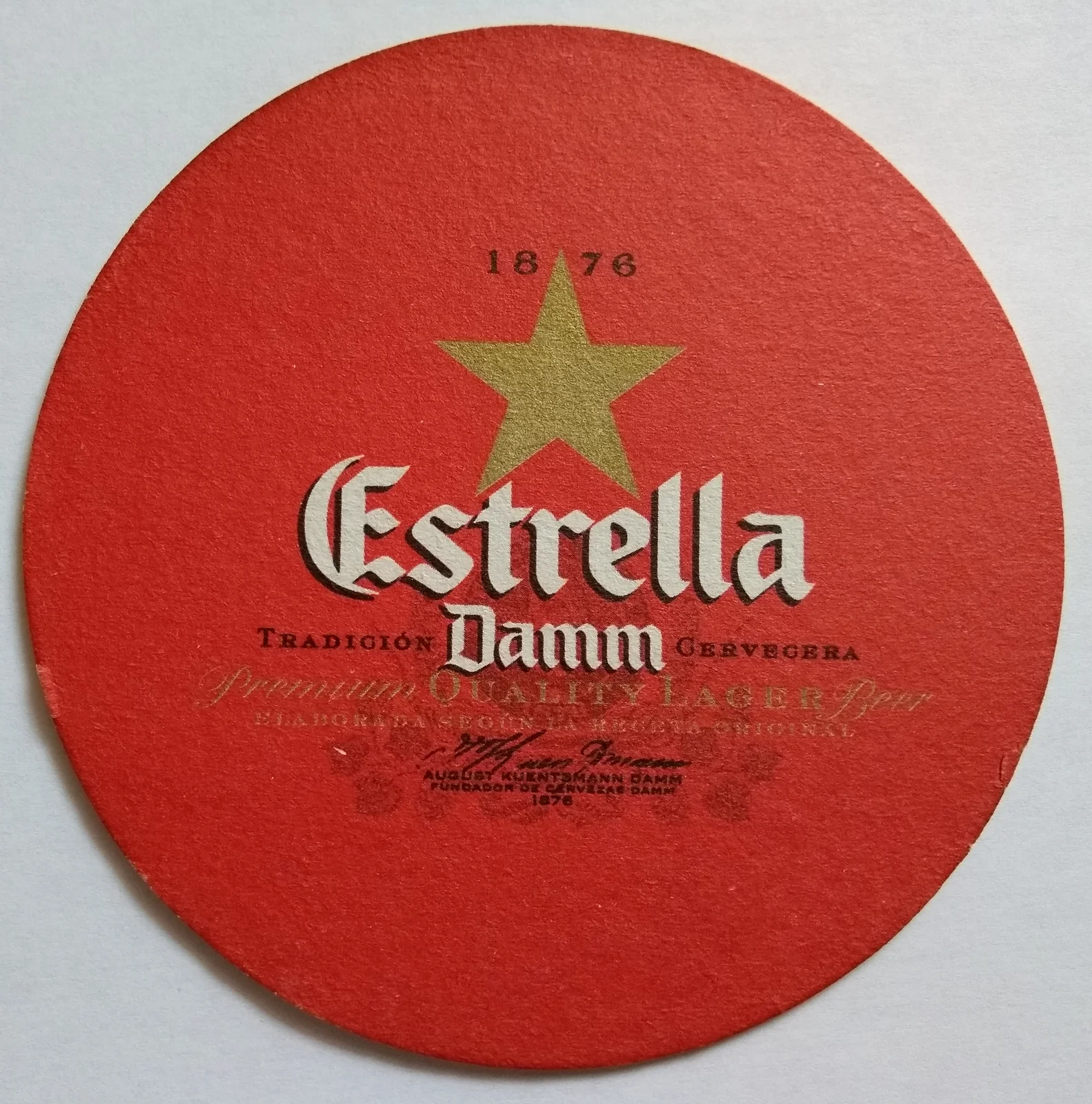 Reverso de ESTRELLA DAMM #5