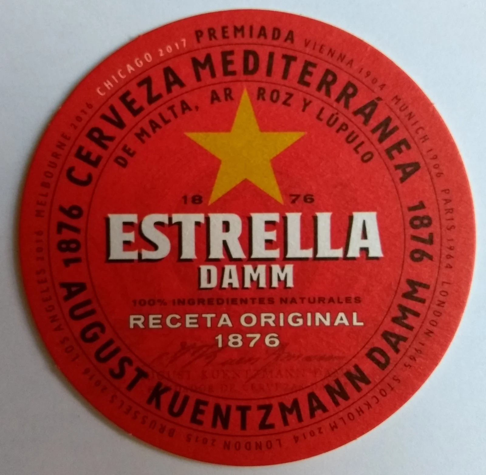 Anverso de ESTRELLA DAMM #8