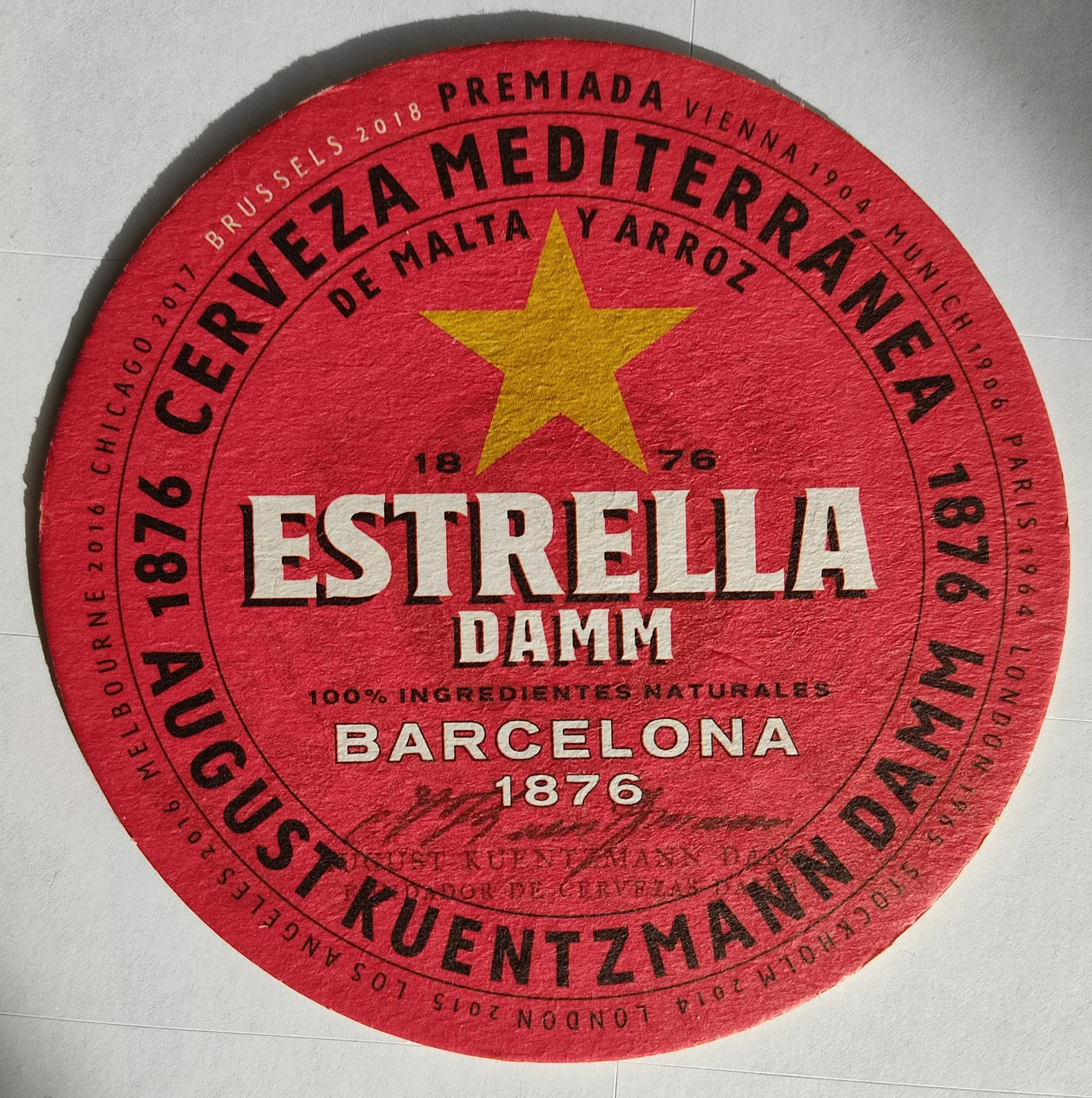 Anverso de ESTRELLA DAMM #9