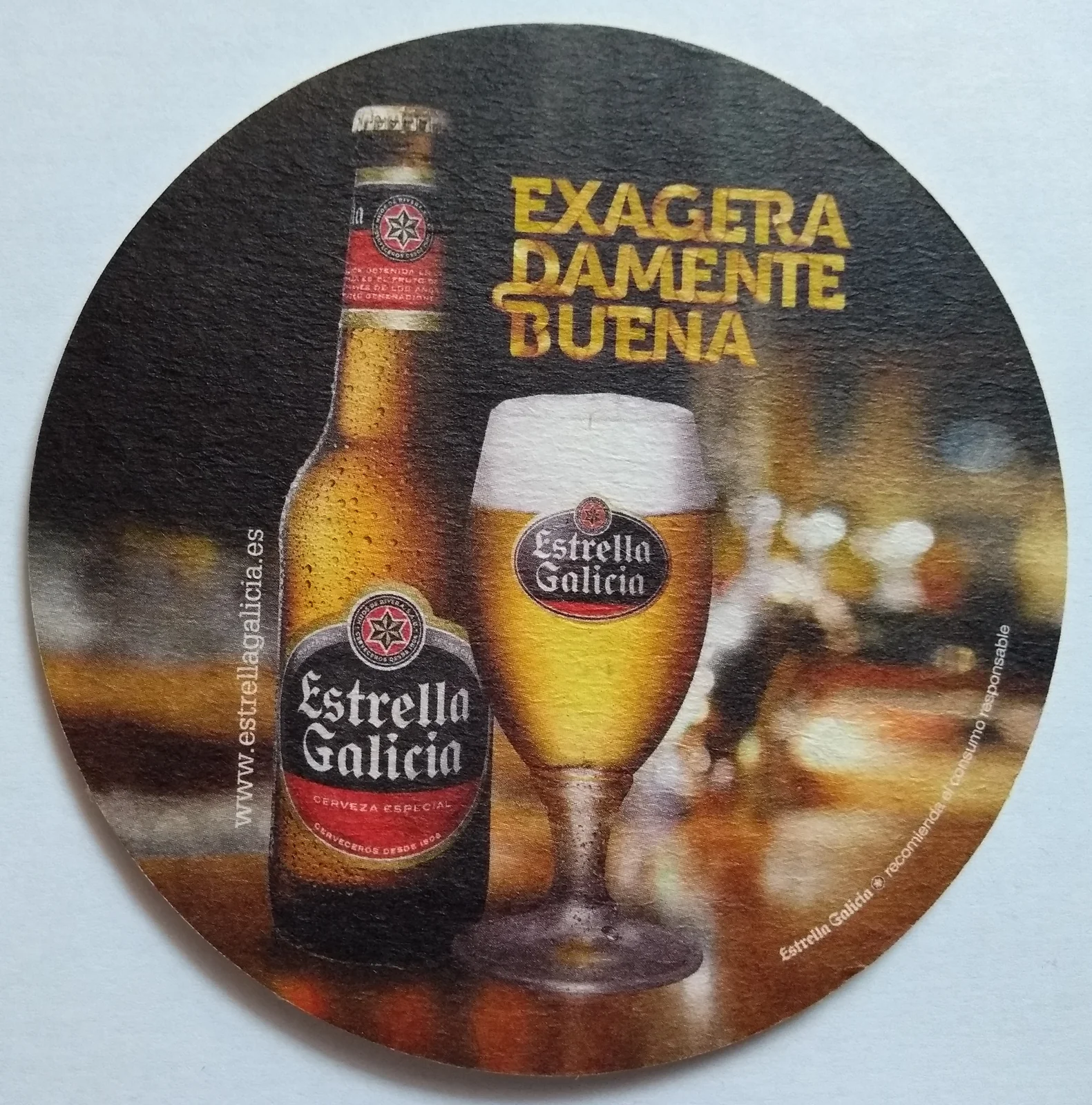 Reverso de ESTRELLA GALICIA #1
