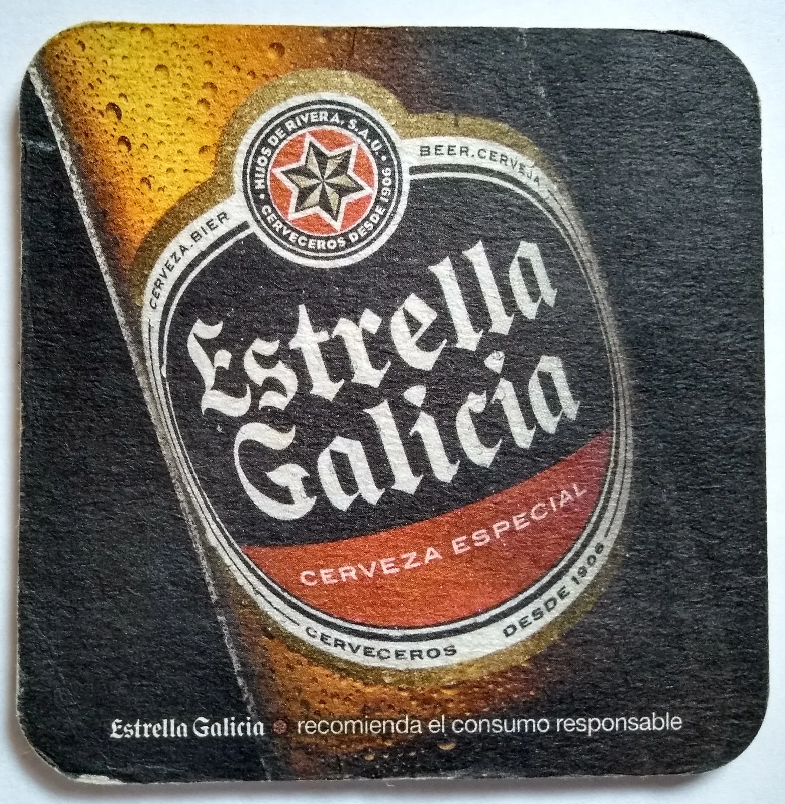 Reverso de ESTRELLA GALICIA #9