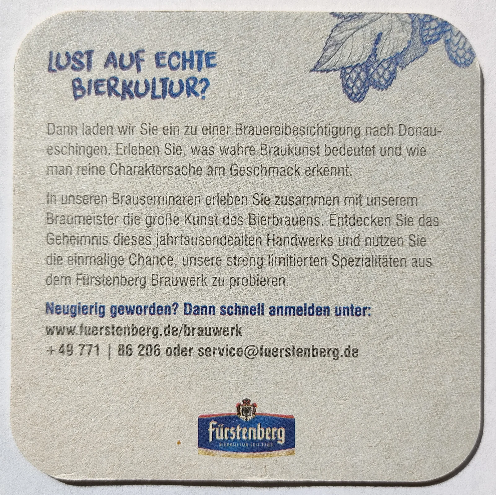 Reverso de FÜRSTENBERG #4