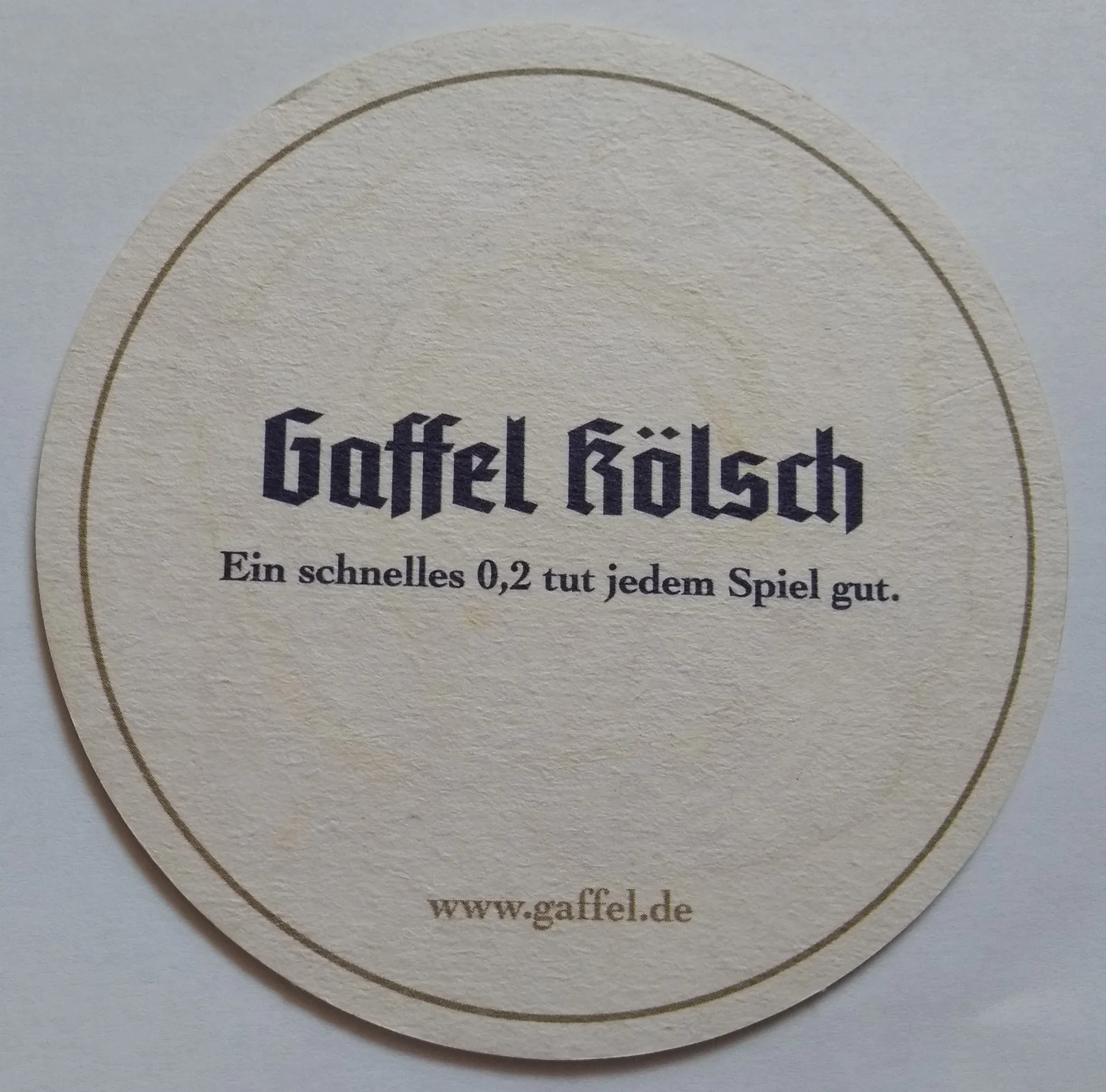 Anverso de GAFFEL #7