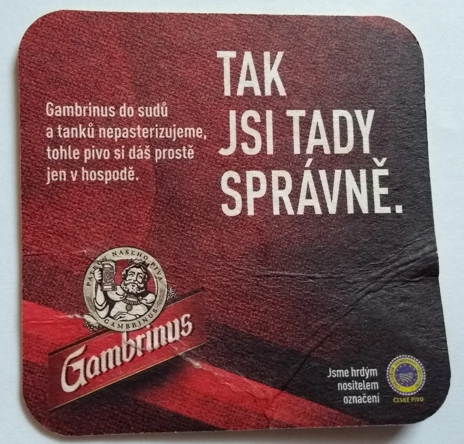 Reverso de GAMBRINUS #1