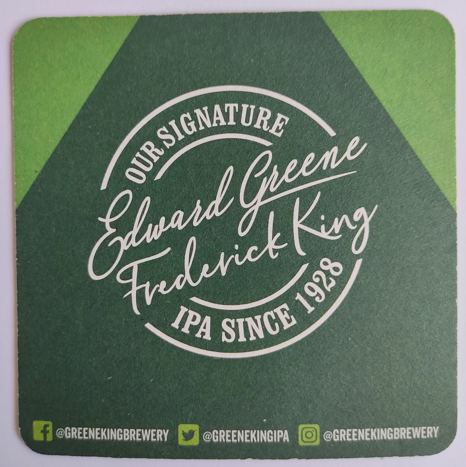 Reverso de GREENE KING #1