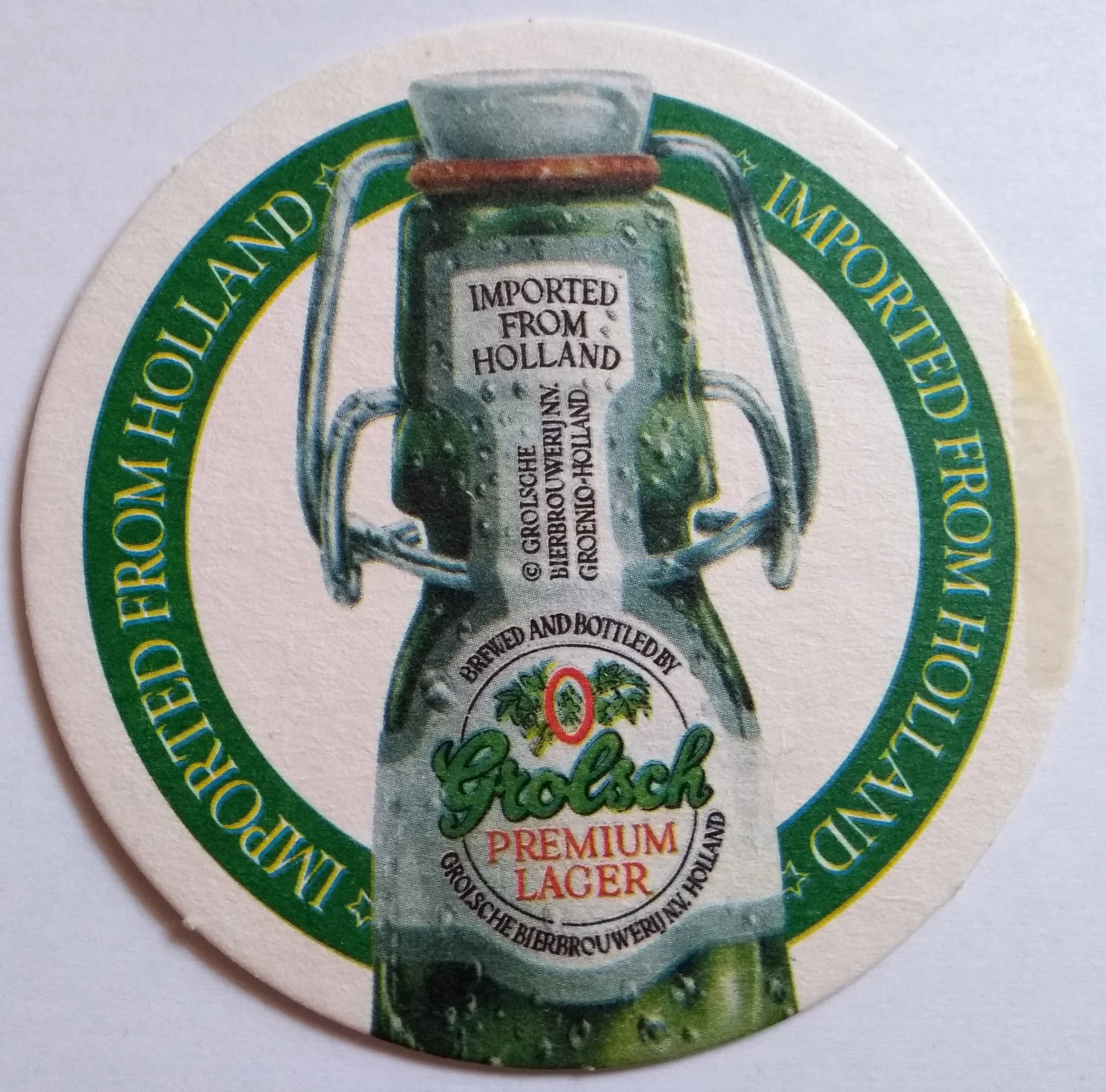 Anverso de GROLSCH #1