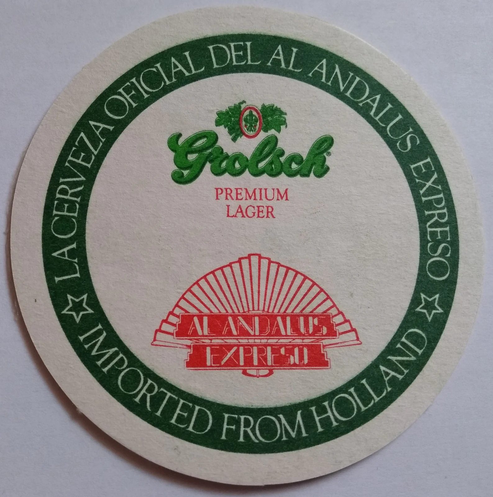 Reverso de GROLSCH #1
