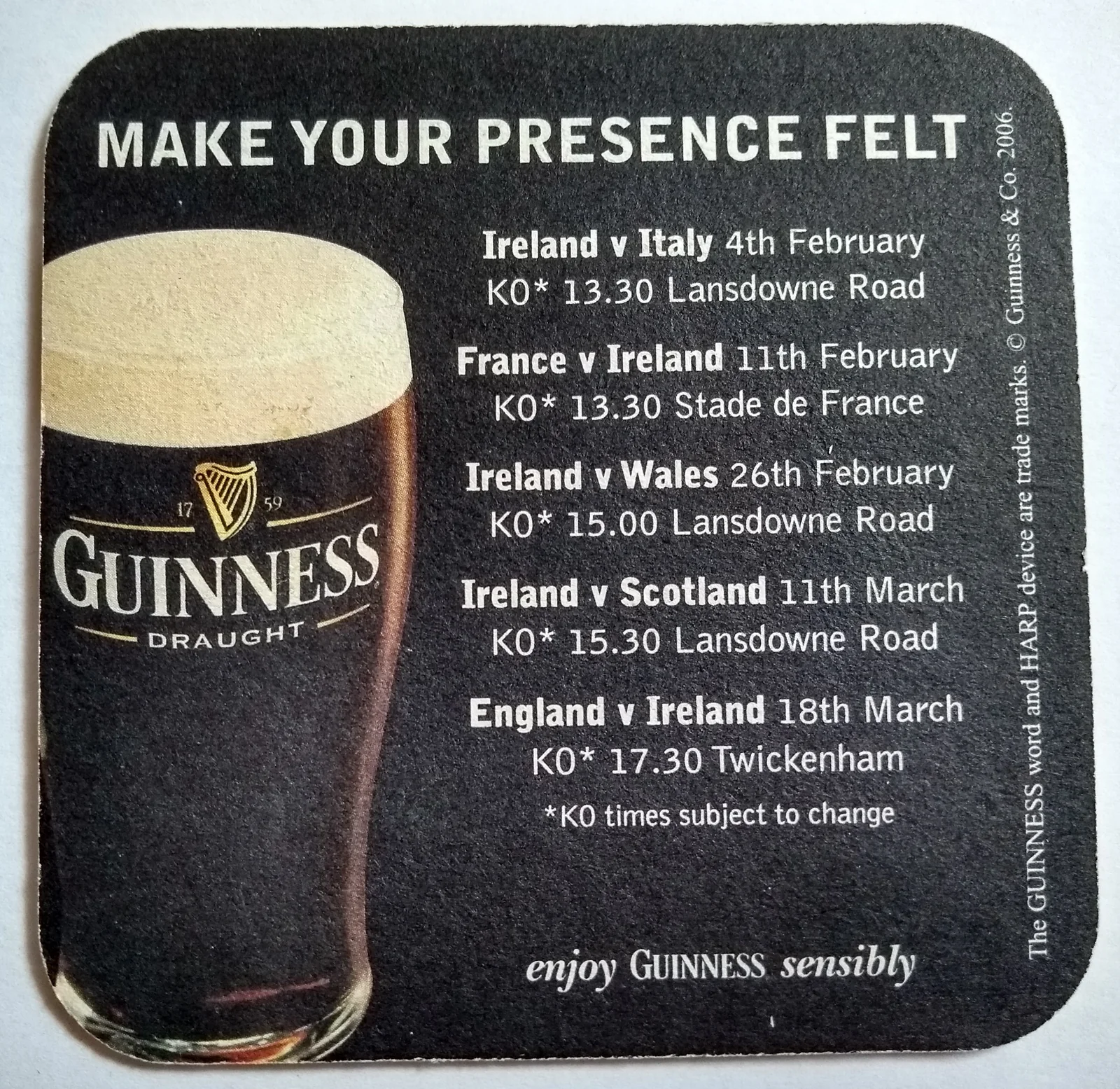 Reverso de GUINESS #6