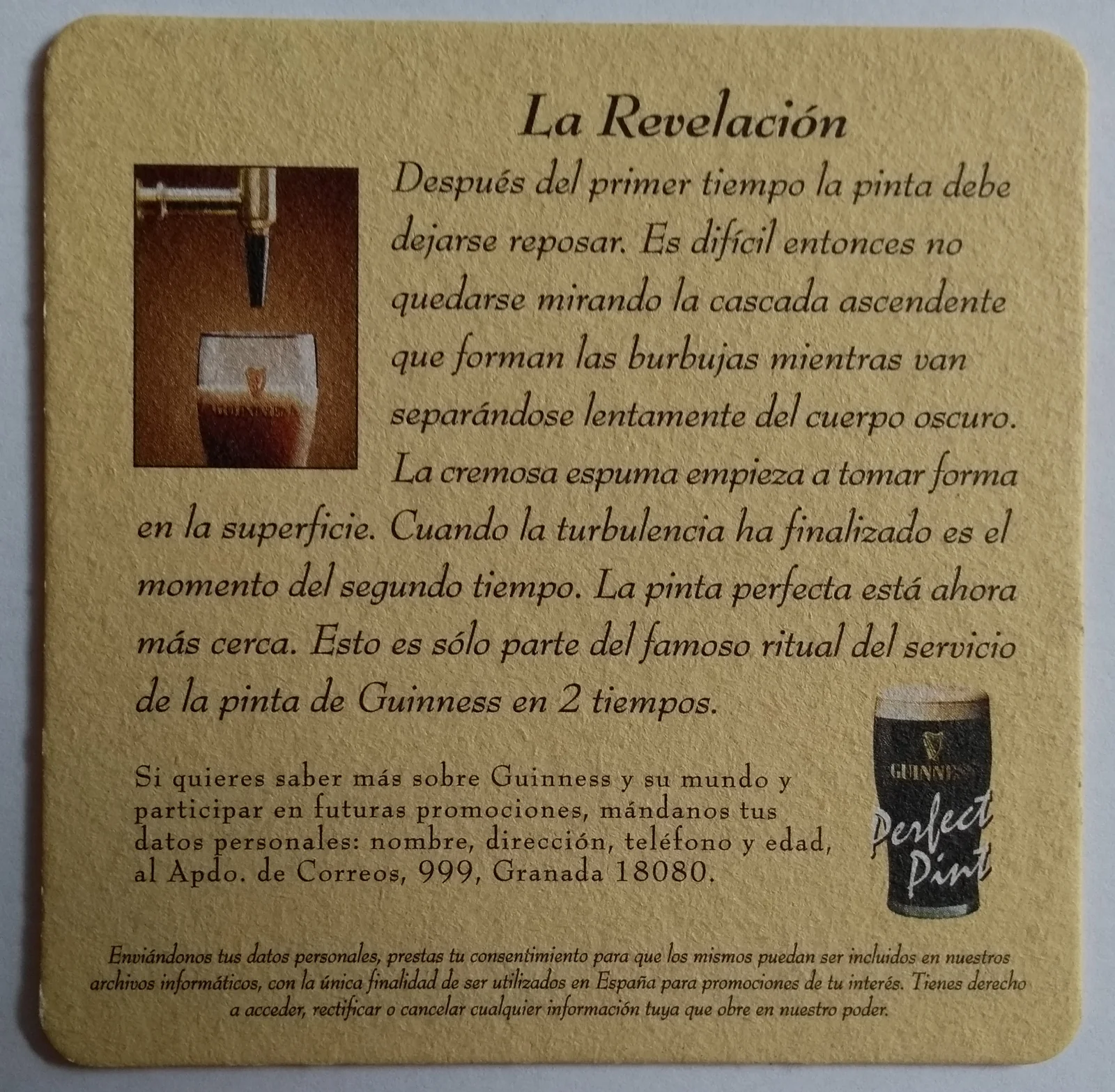Reverso de GUINESS #14