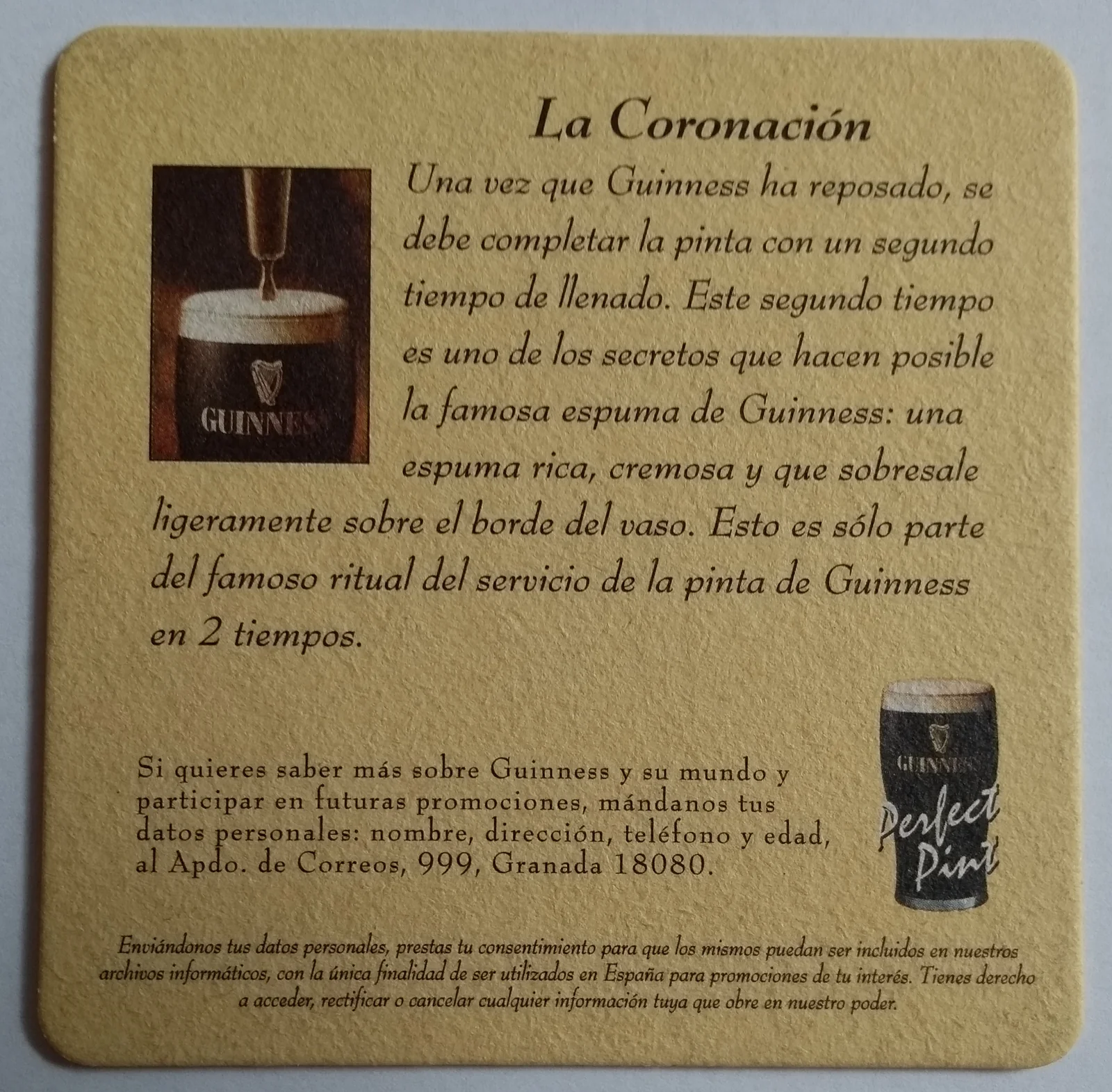Reverso de GUINESS #15