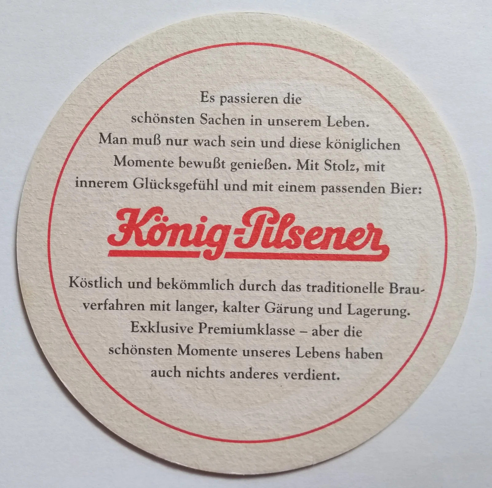 Reverso de KÖNIG PILSNER #4