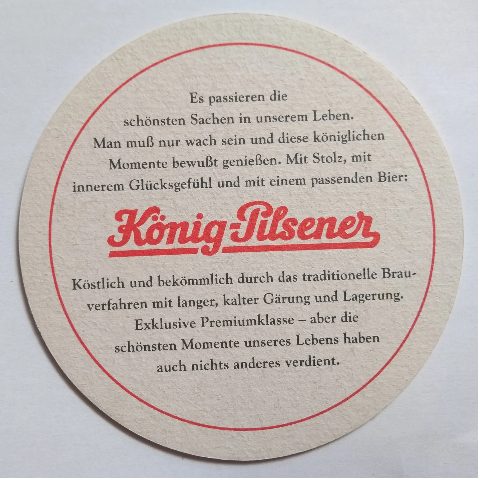 Reverso de KÖNIG PILSNER #5