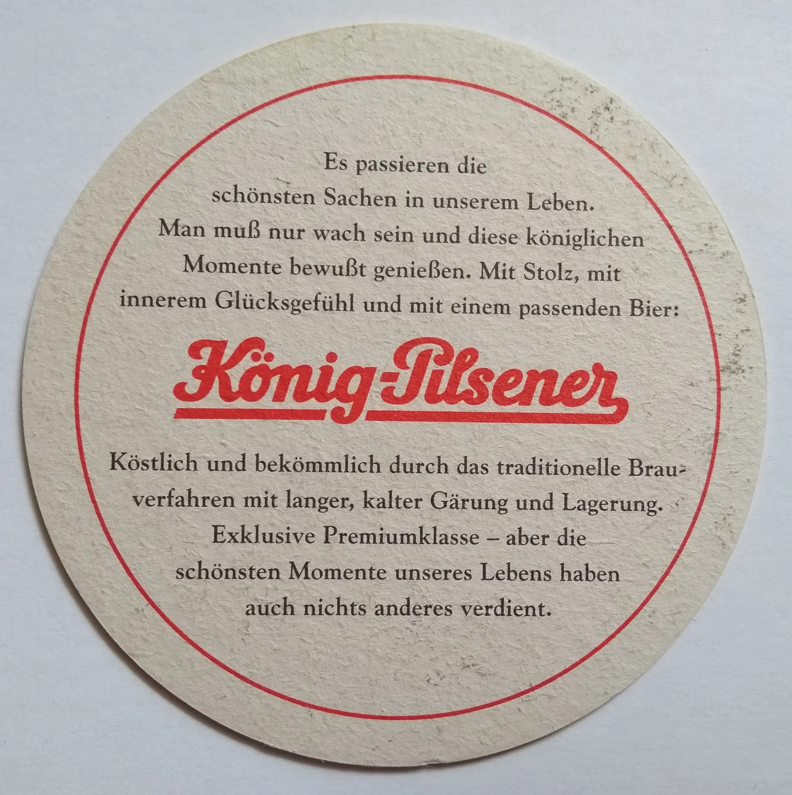 Reverso de KÖNIG PILSNER #7