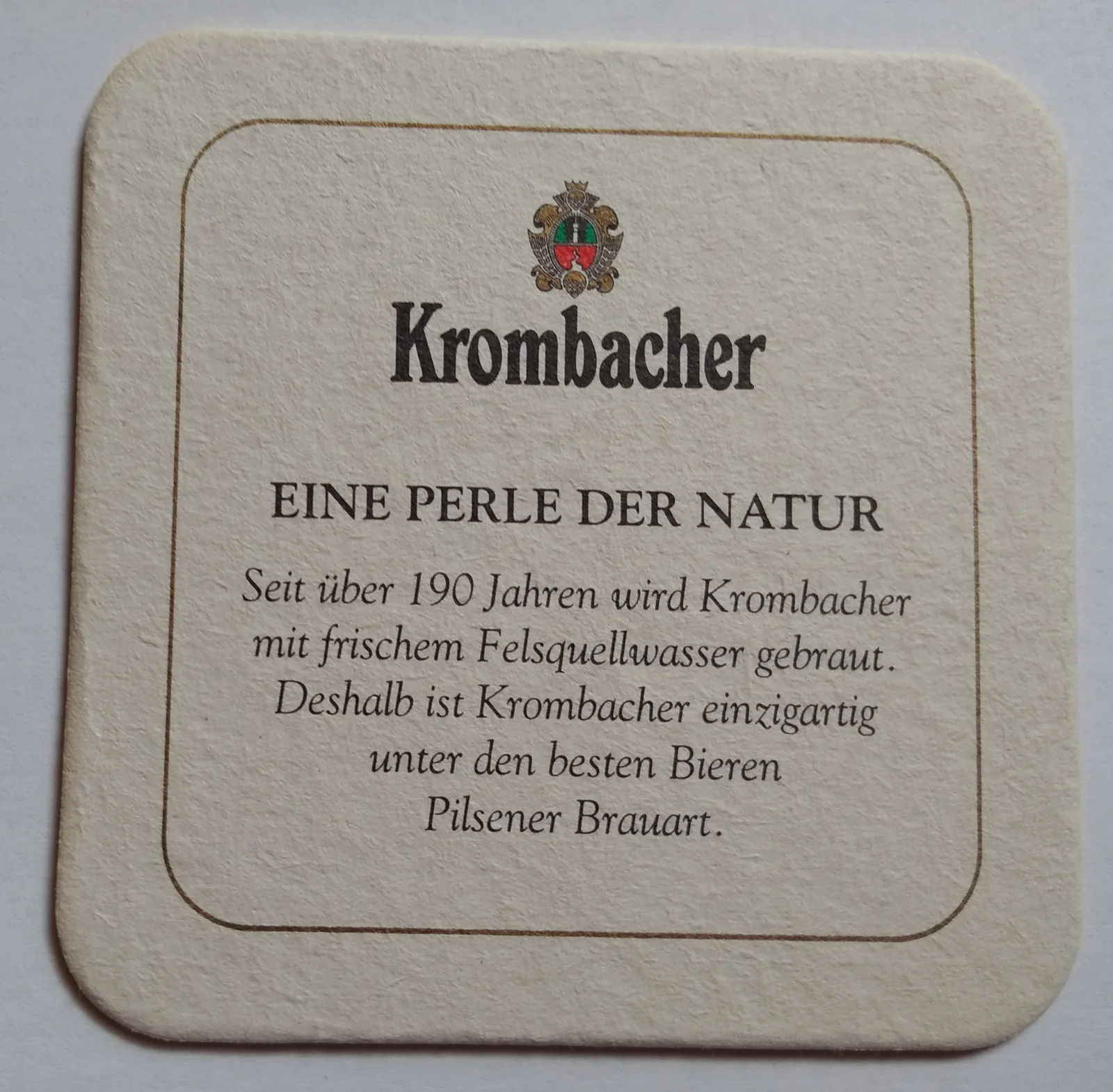 Reverso de KROMBACHER #1
