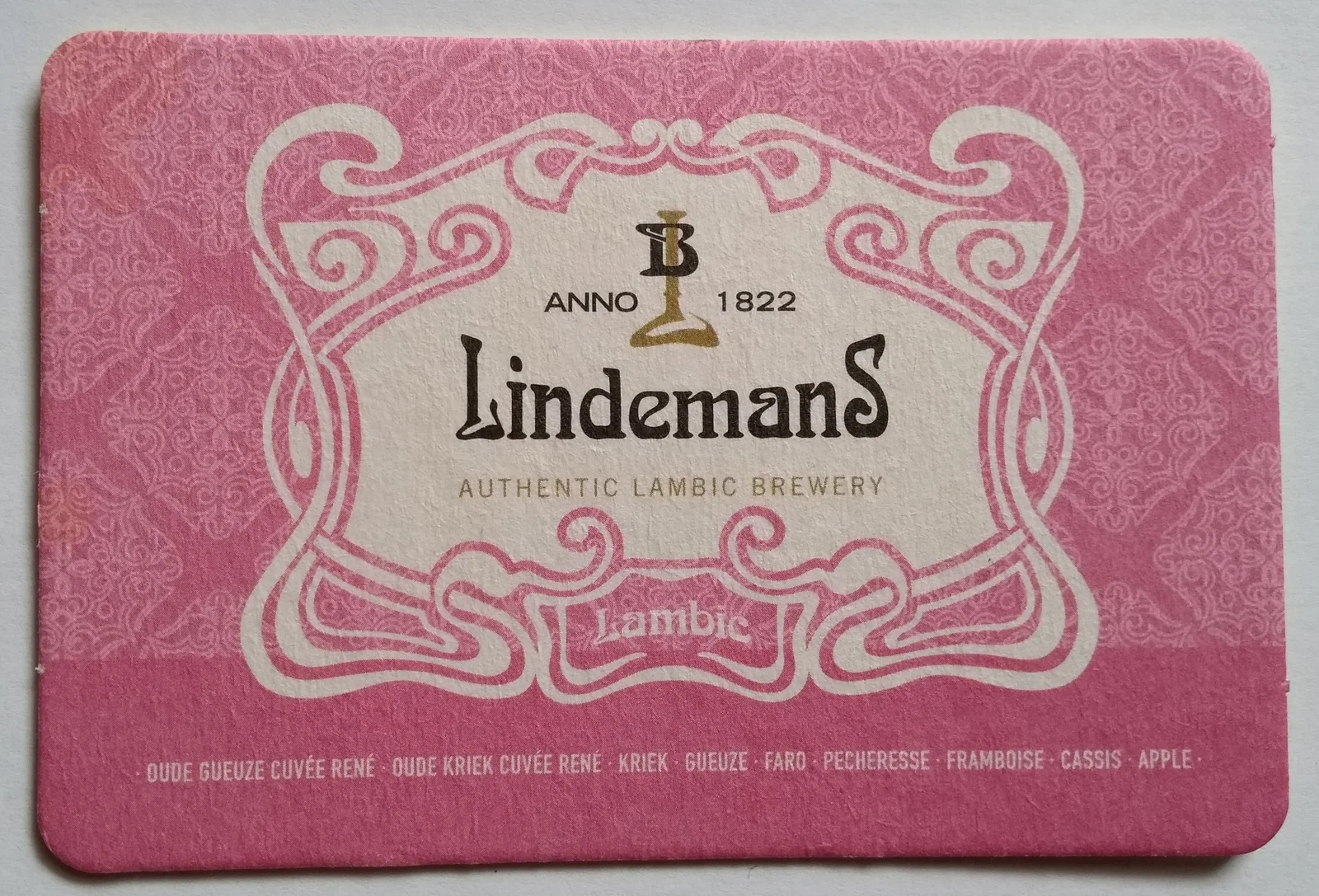 Anverso de LINDEMANS #1