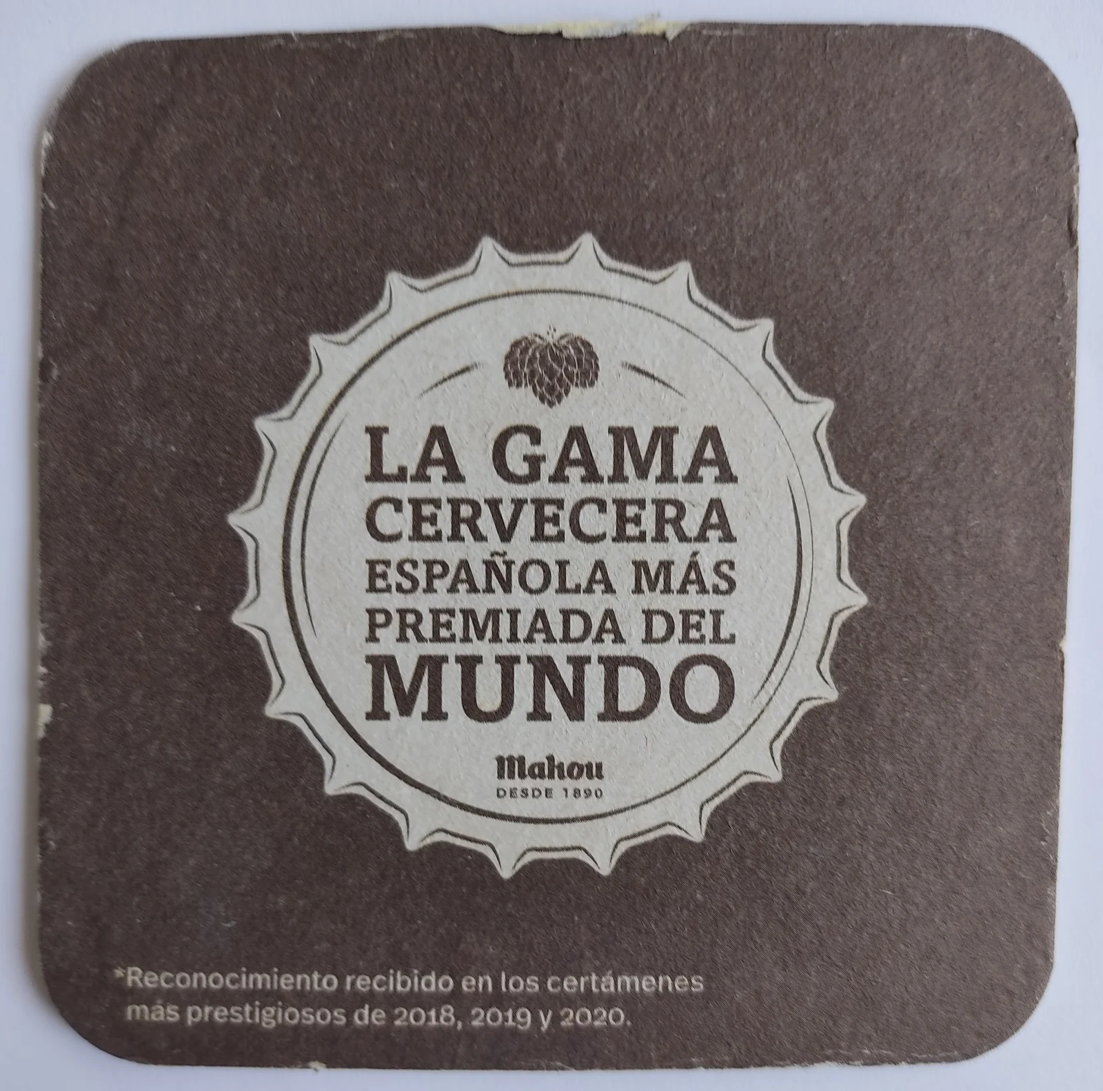 Reverso de MAHOU #17