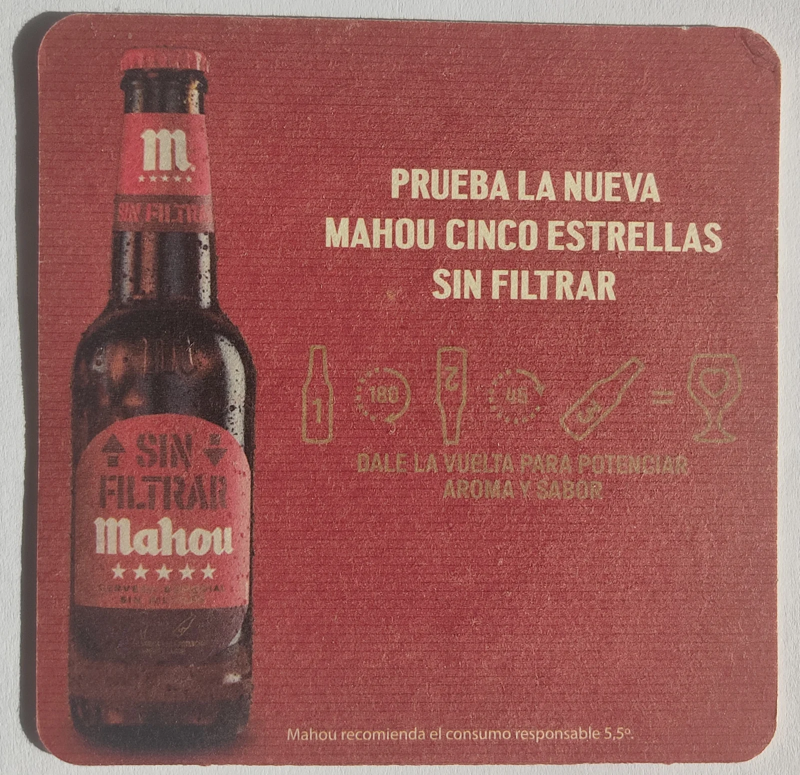 Reverso de MAHOU #18