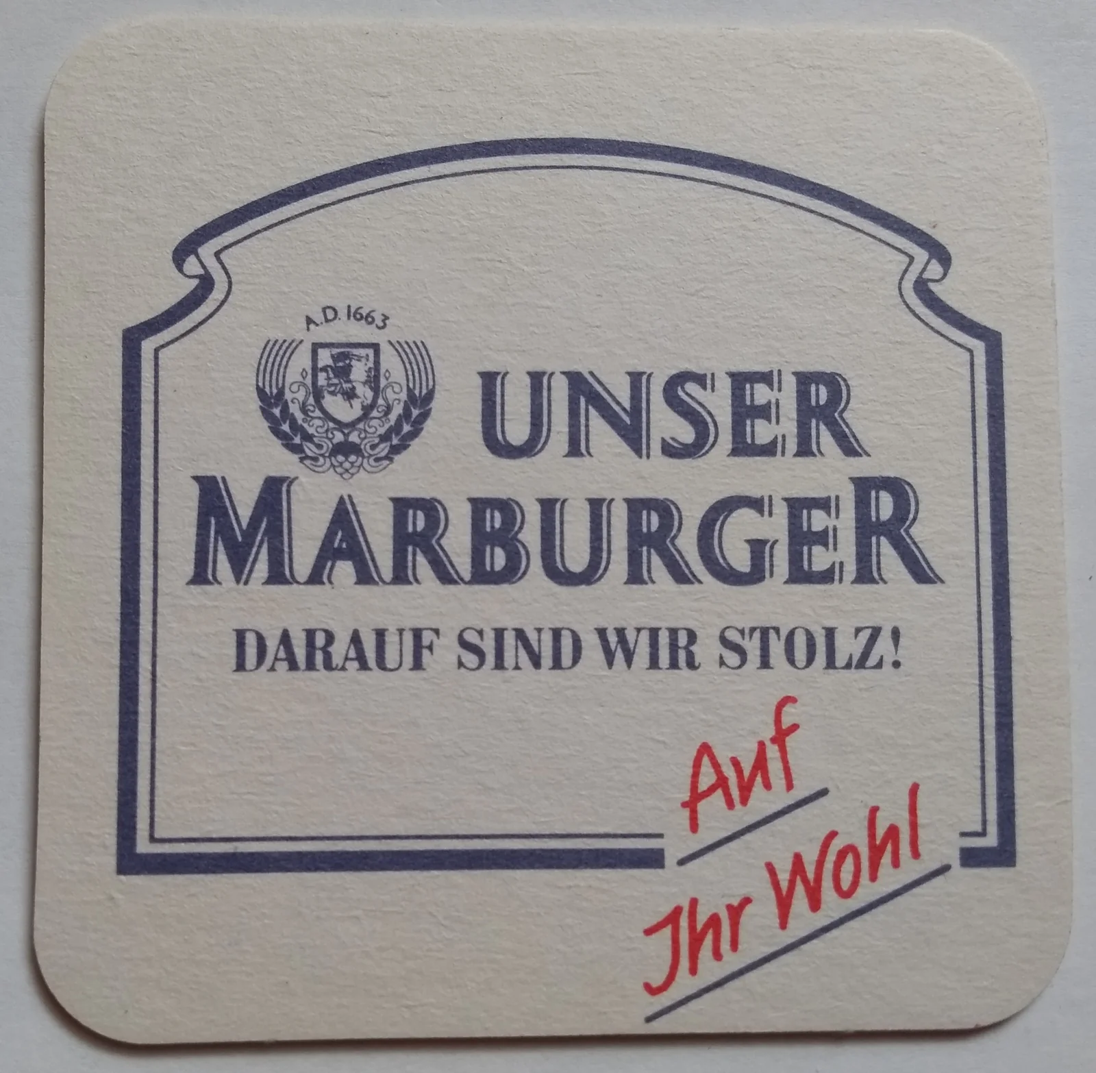 Anverso de MARBURGER #1