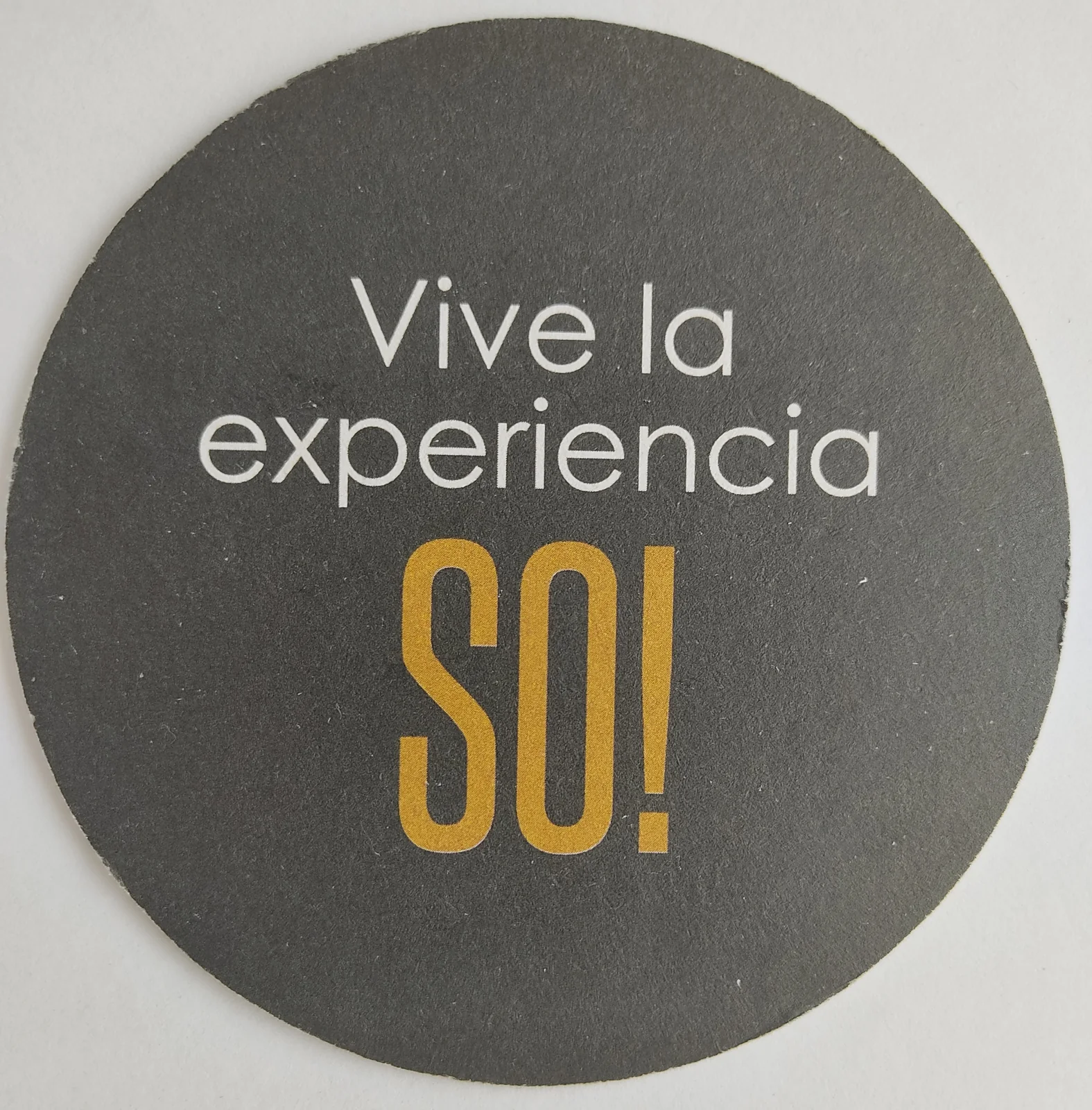 Reverso de -NO CERVEZA- #46