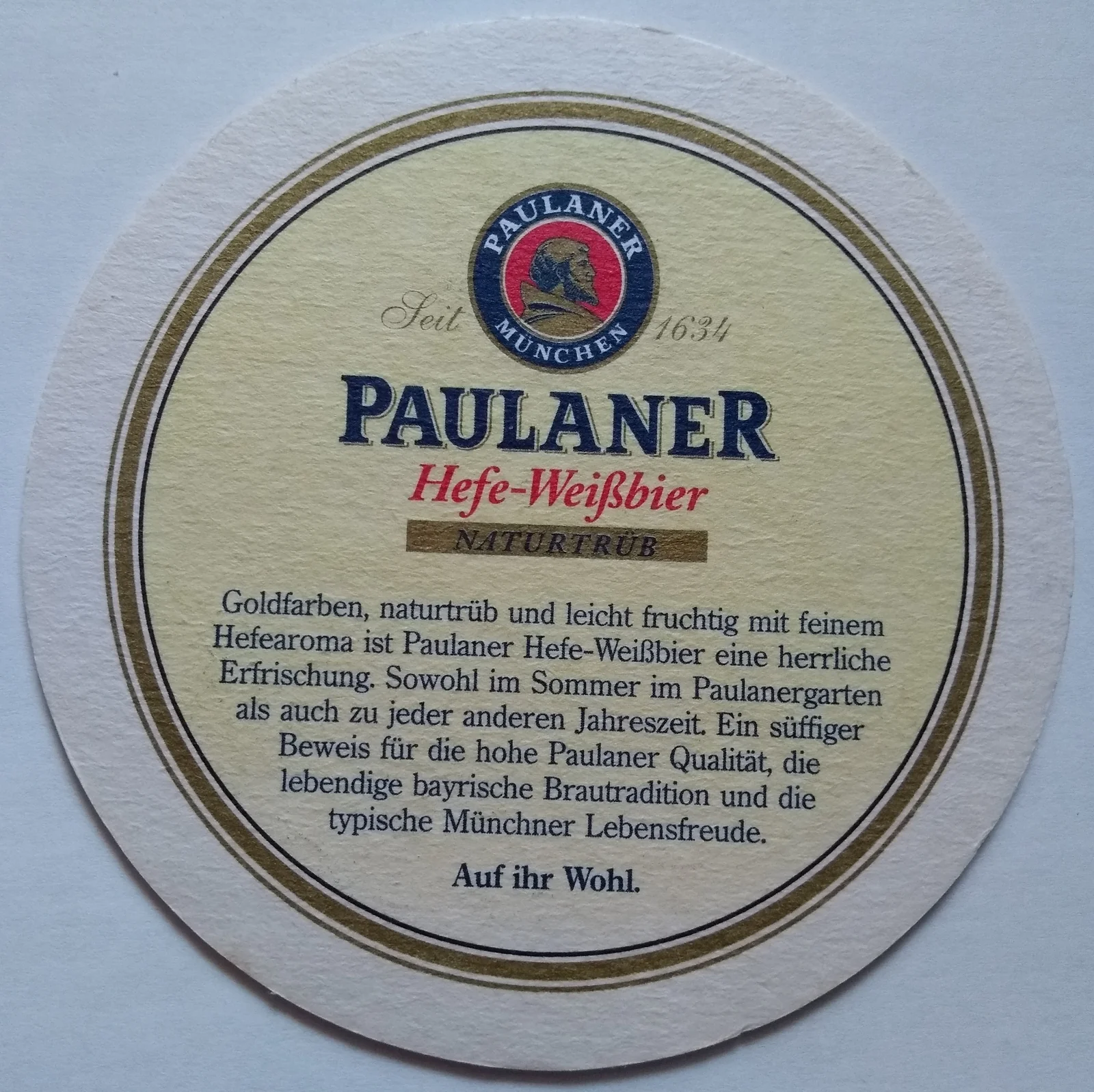 Reverso de PAULANER #4