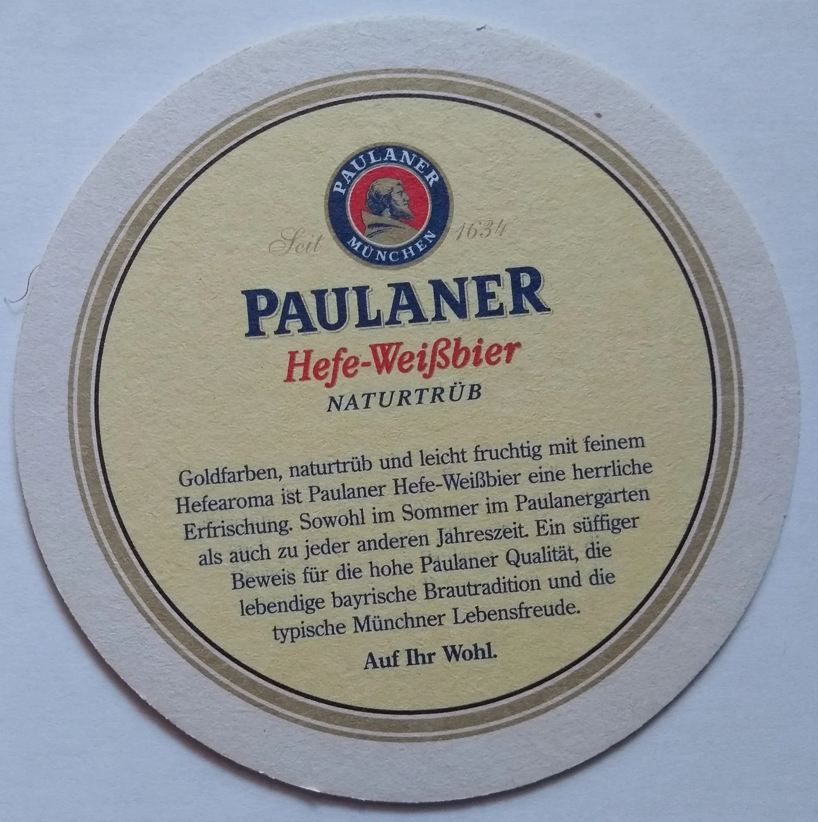 Reverso de PAULANER #5