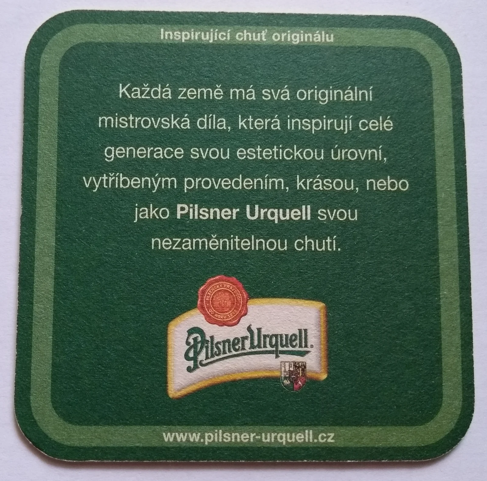 Reverso de PILSNER URQUELL #8