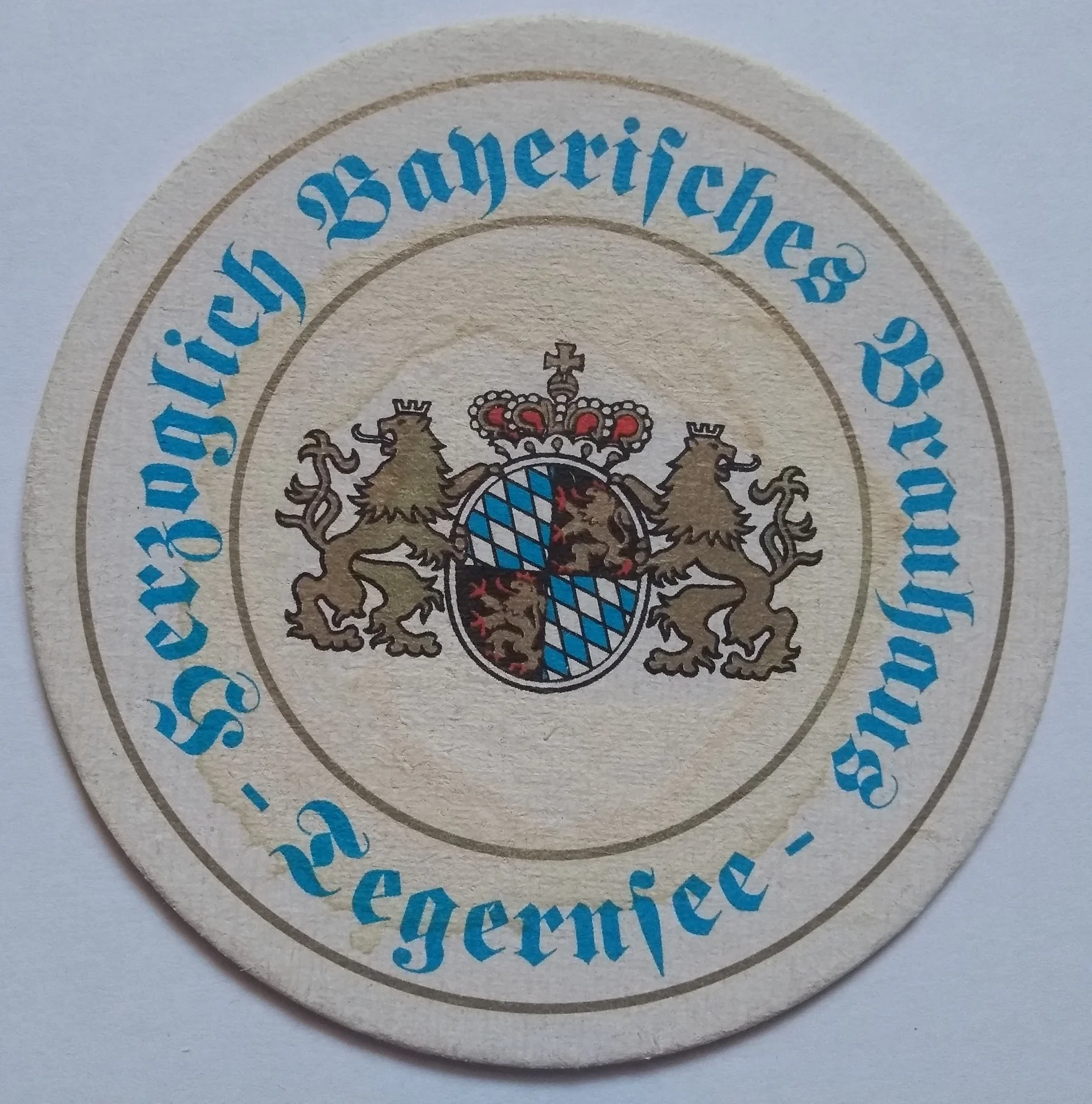 Reverso de SCHLOSS TEGERNSEE #1