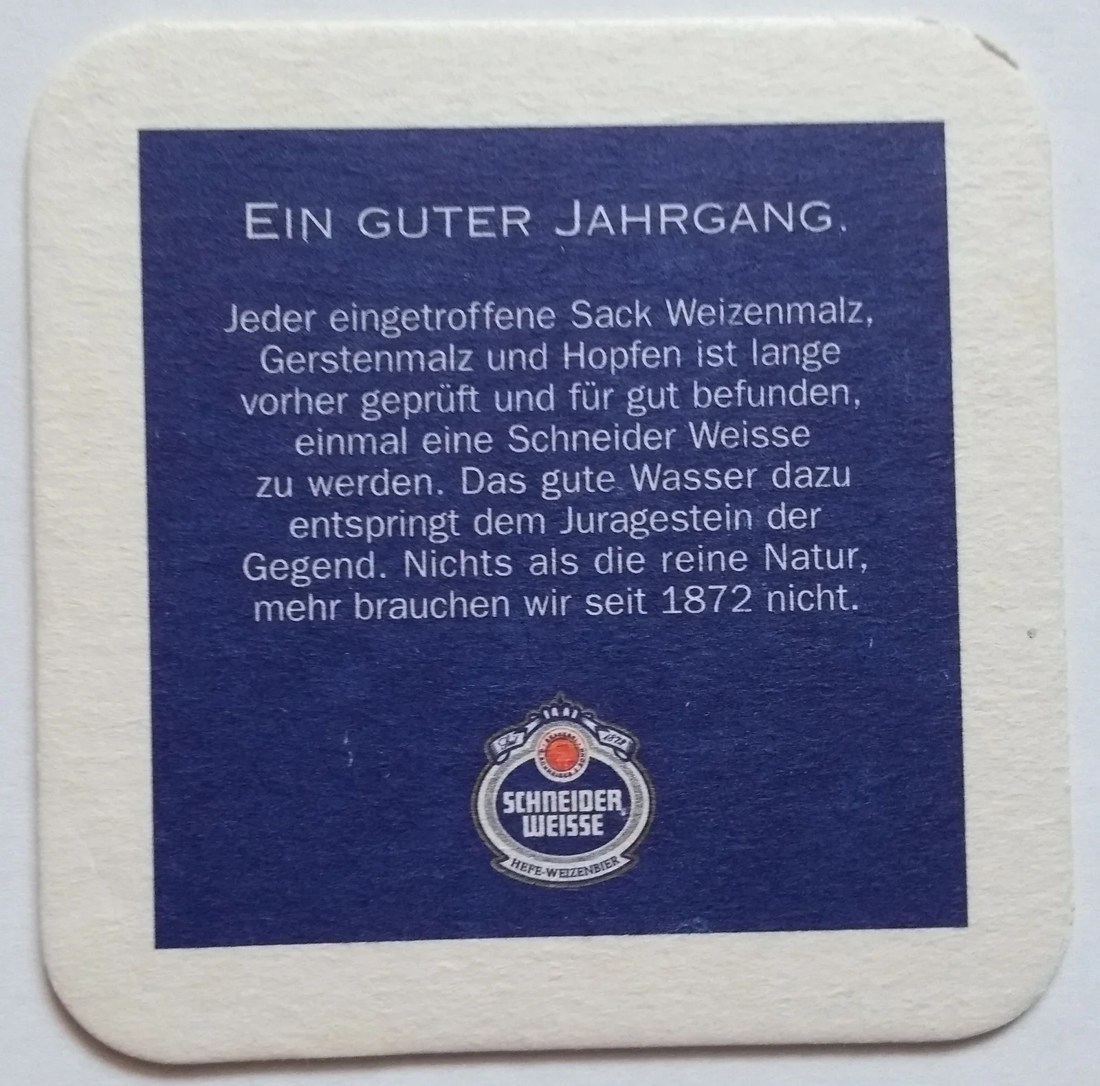 Reverso de SCHNEIDER WEISSE #3