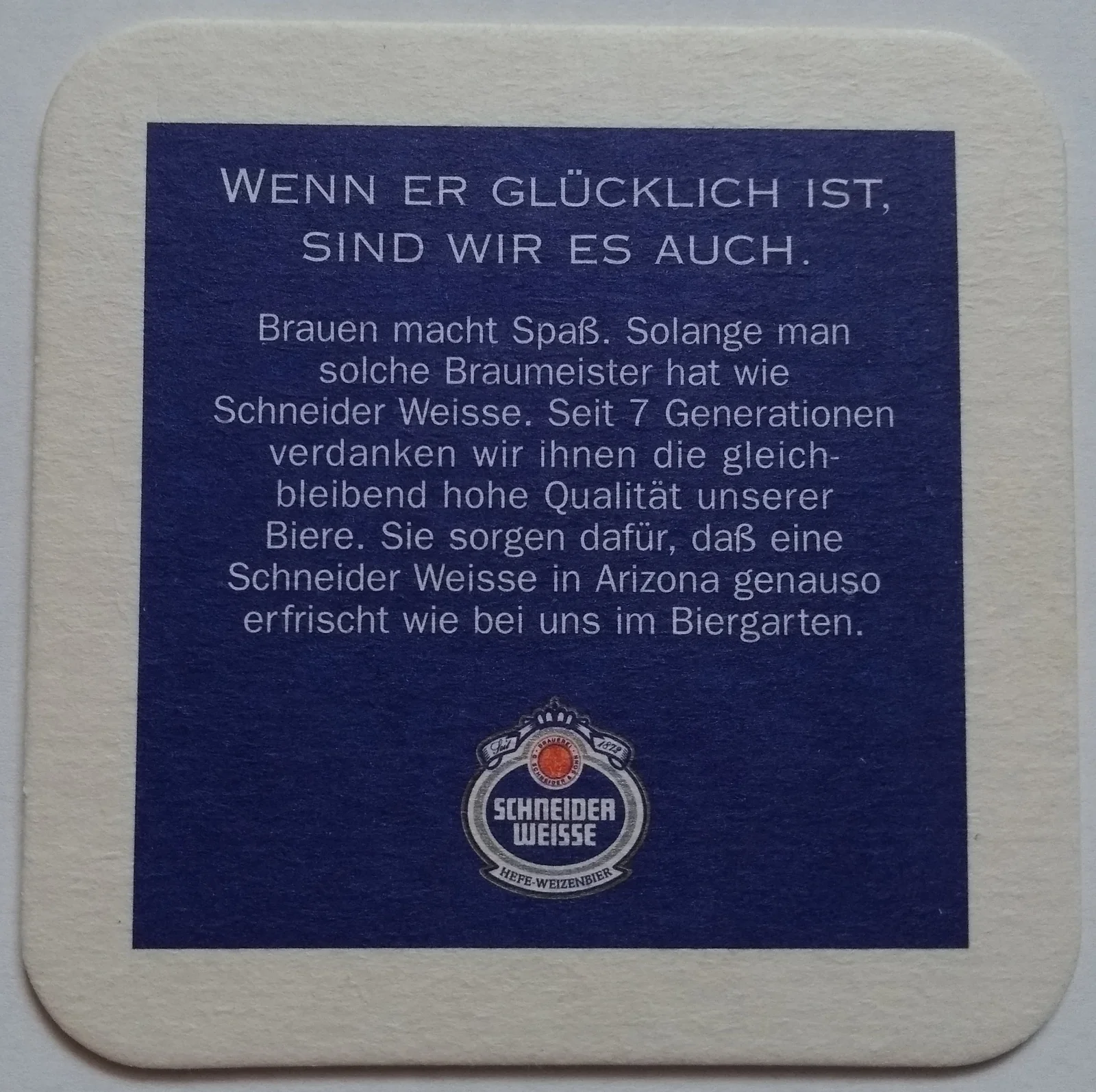 Reverso de SCHNEIDER WEISSE #4
