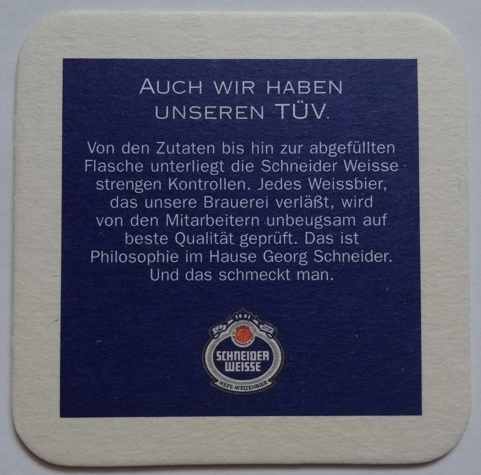 Reverso de SCHNEIDER WEISSE #5