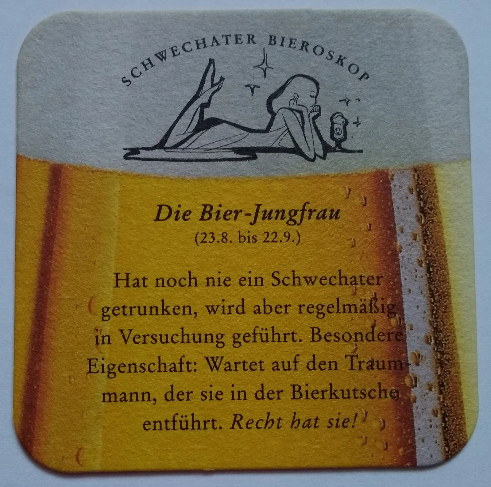 Reverso de SCHWECHATER #1