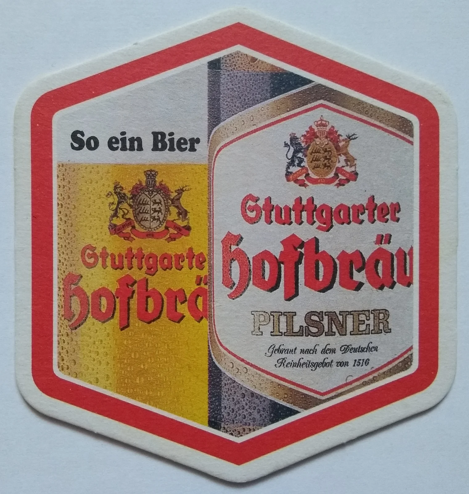 Anverso de STUTTGARTER HOFBRAU #1