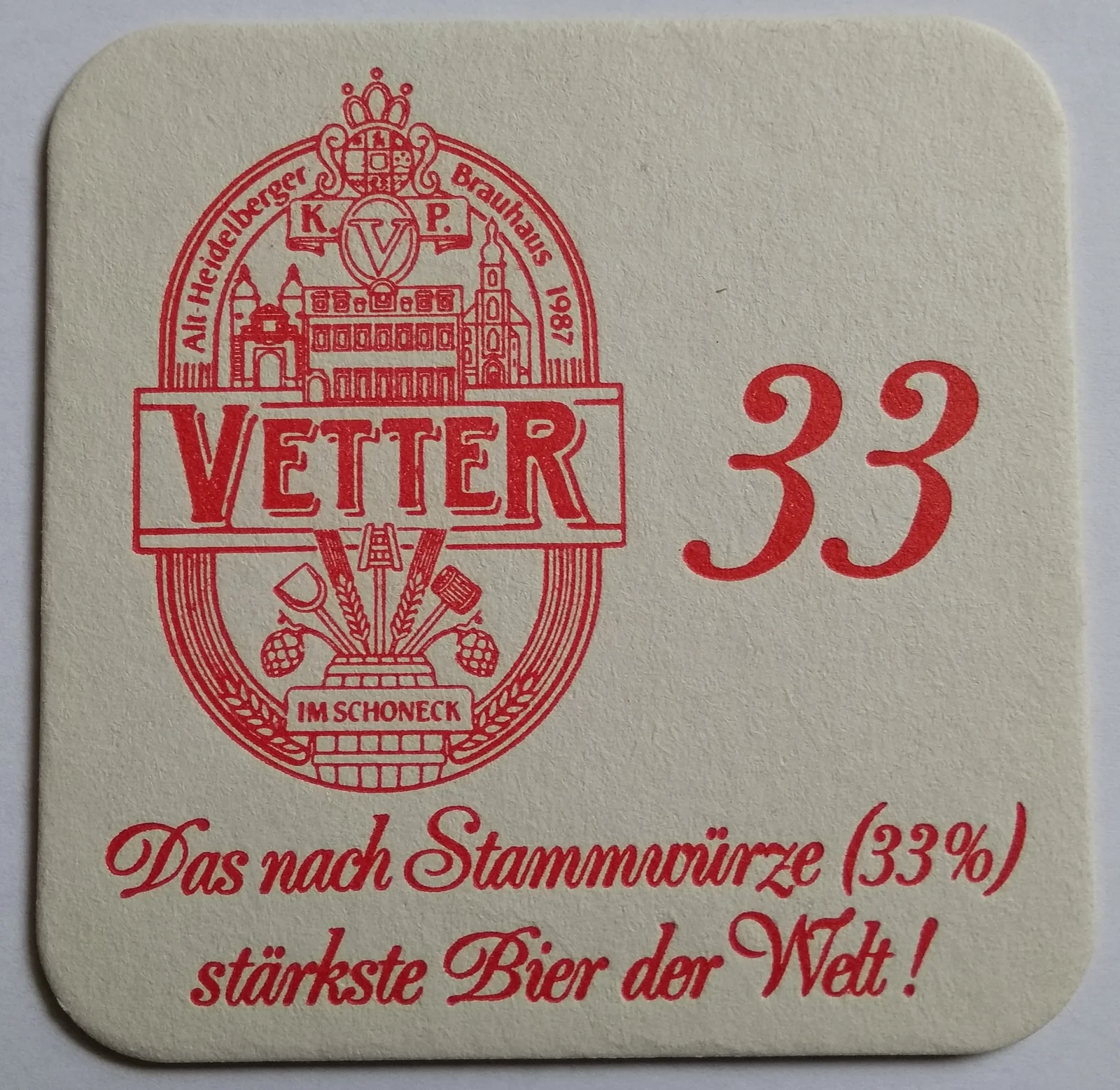 Reverso de VETTER #1