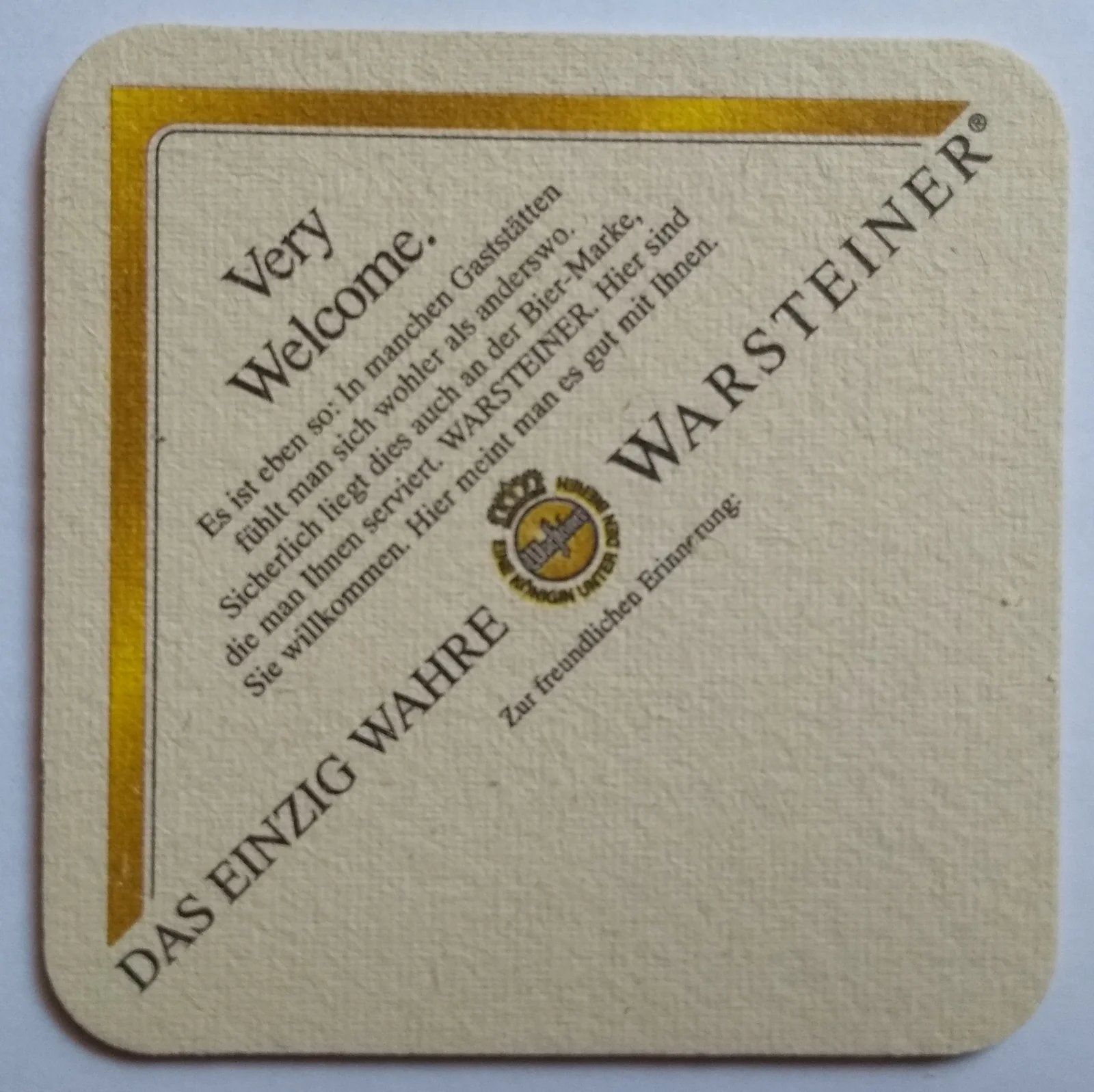 Reverso de WARSTEINER #7