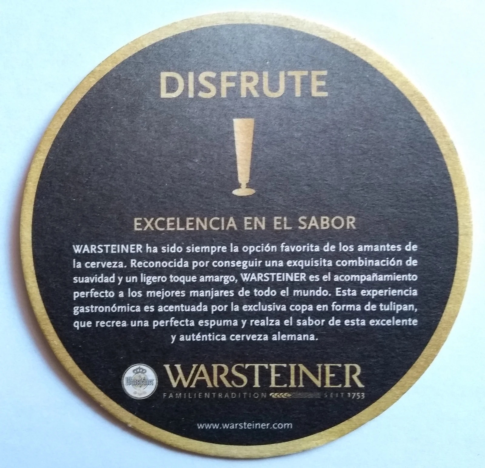 Reverso de WARSTEINER #9
