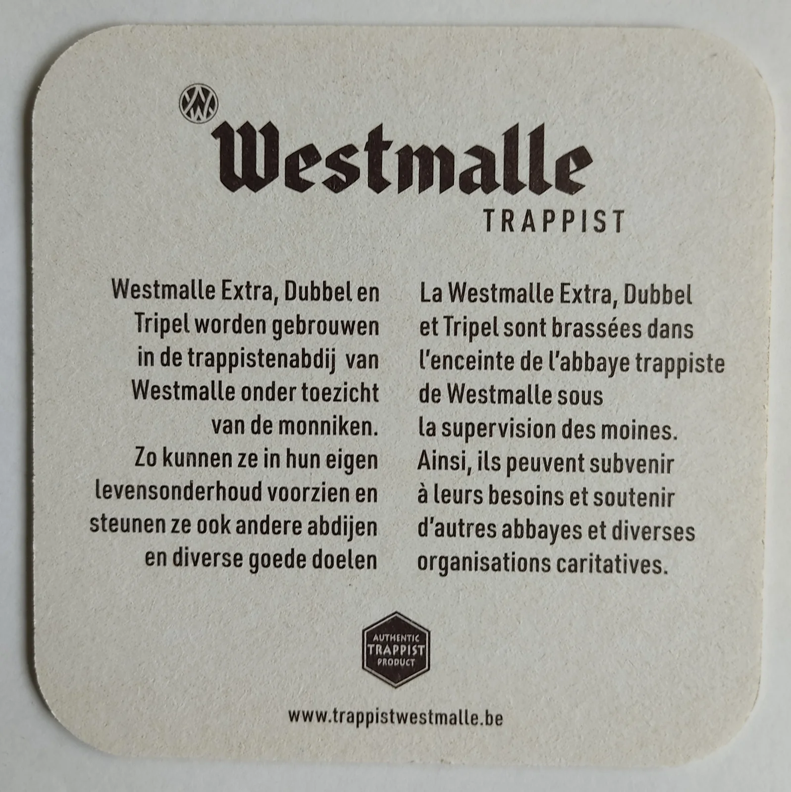 Reverso de WESTMALLE #3
