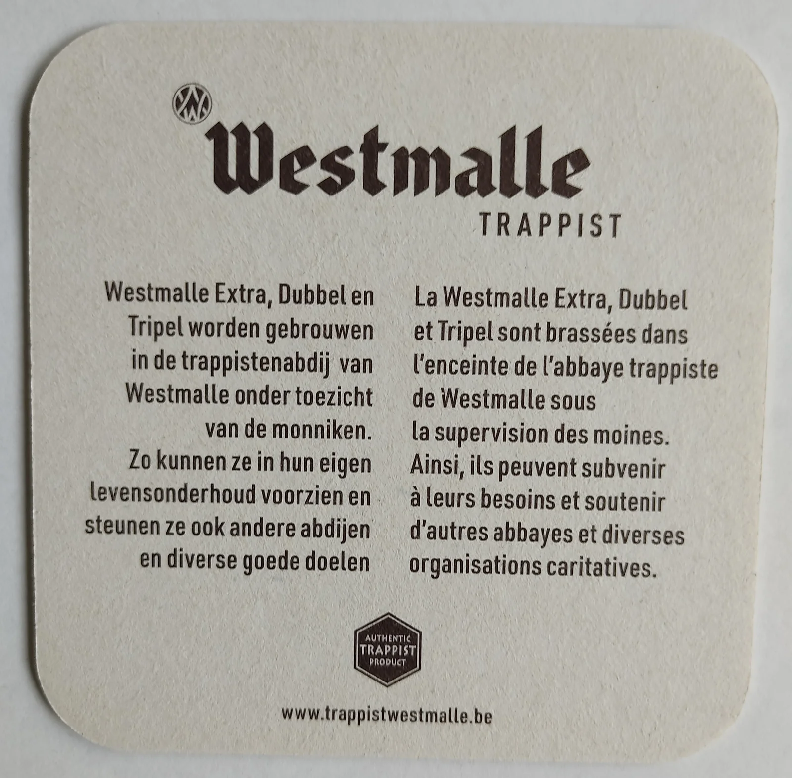 Reverso de WESTMALLE #4